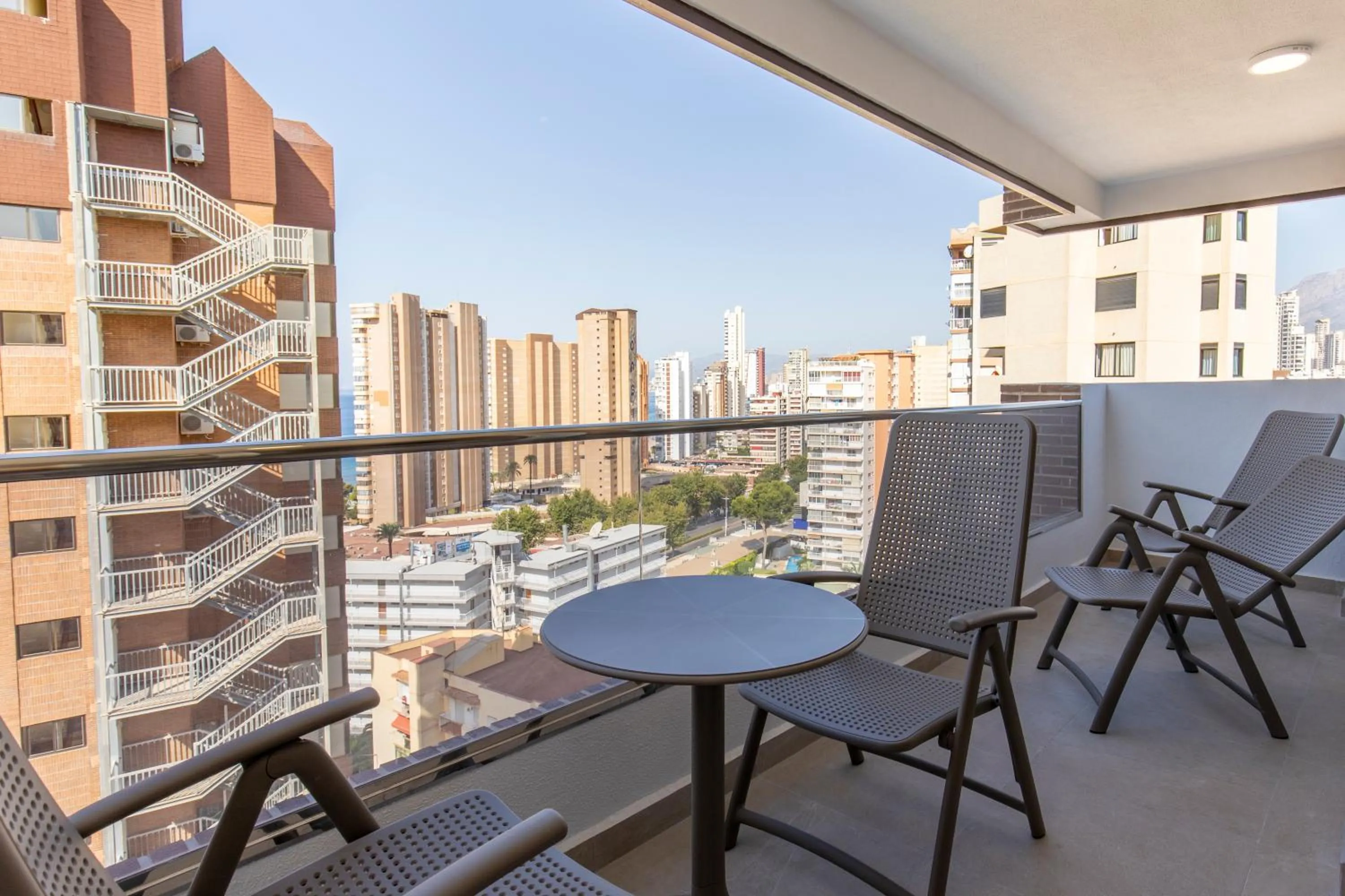 Balcony/Terrace in Aparthotel BCL Levante Beach