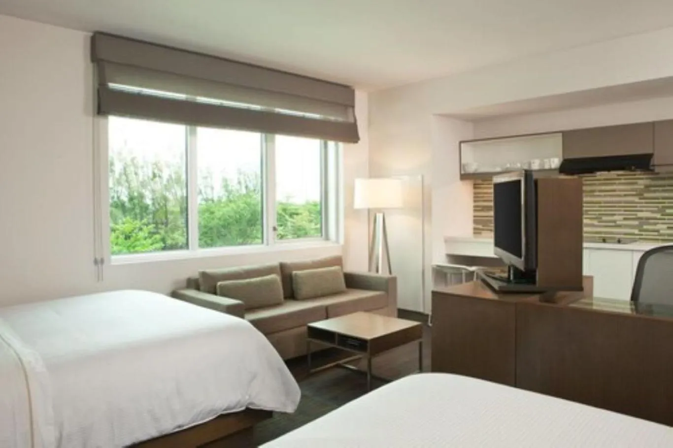 Bed in Element Miami International Airport