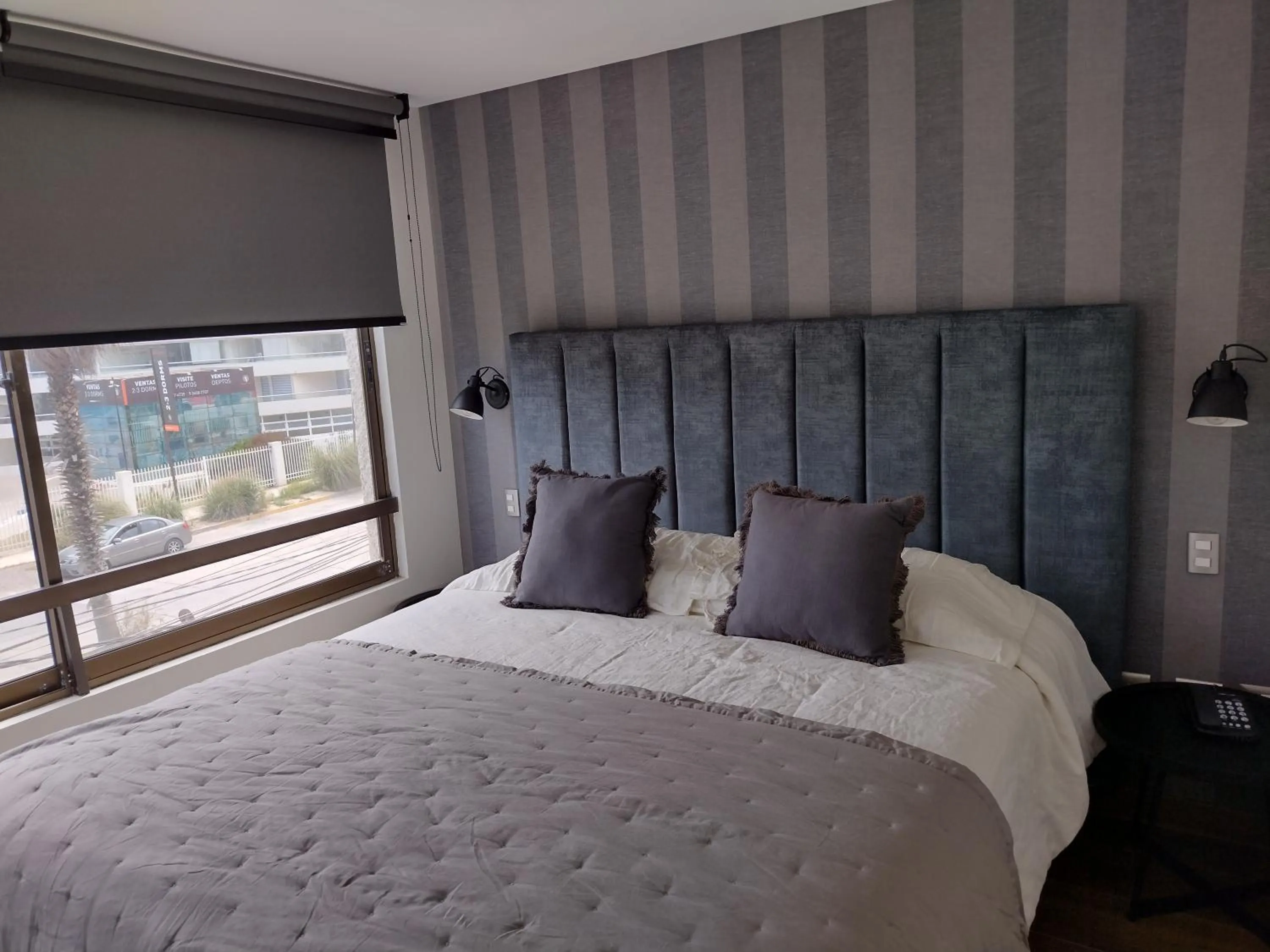 Bed in Hotel Canto del Mar