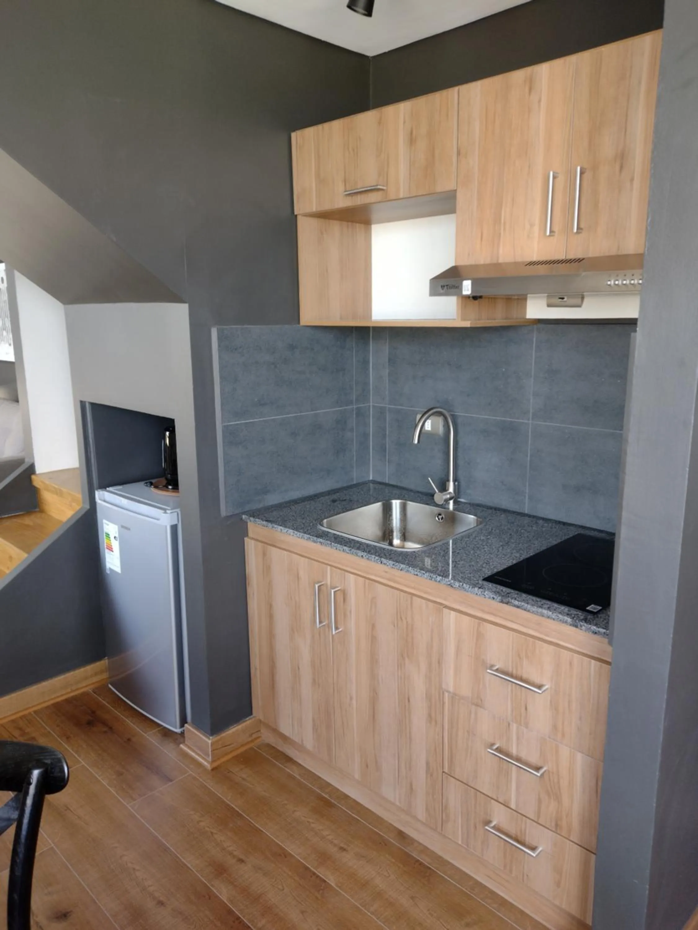 Kitchen or kitchenette in Hotel Canto del Mar