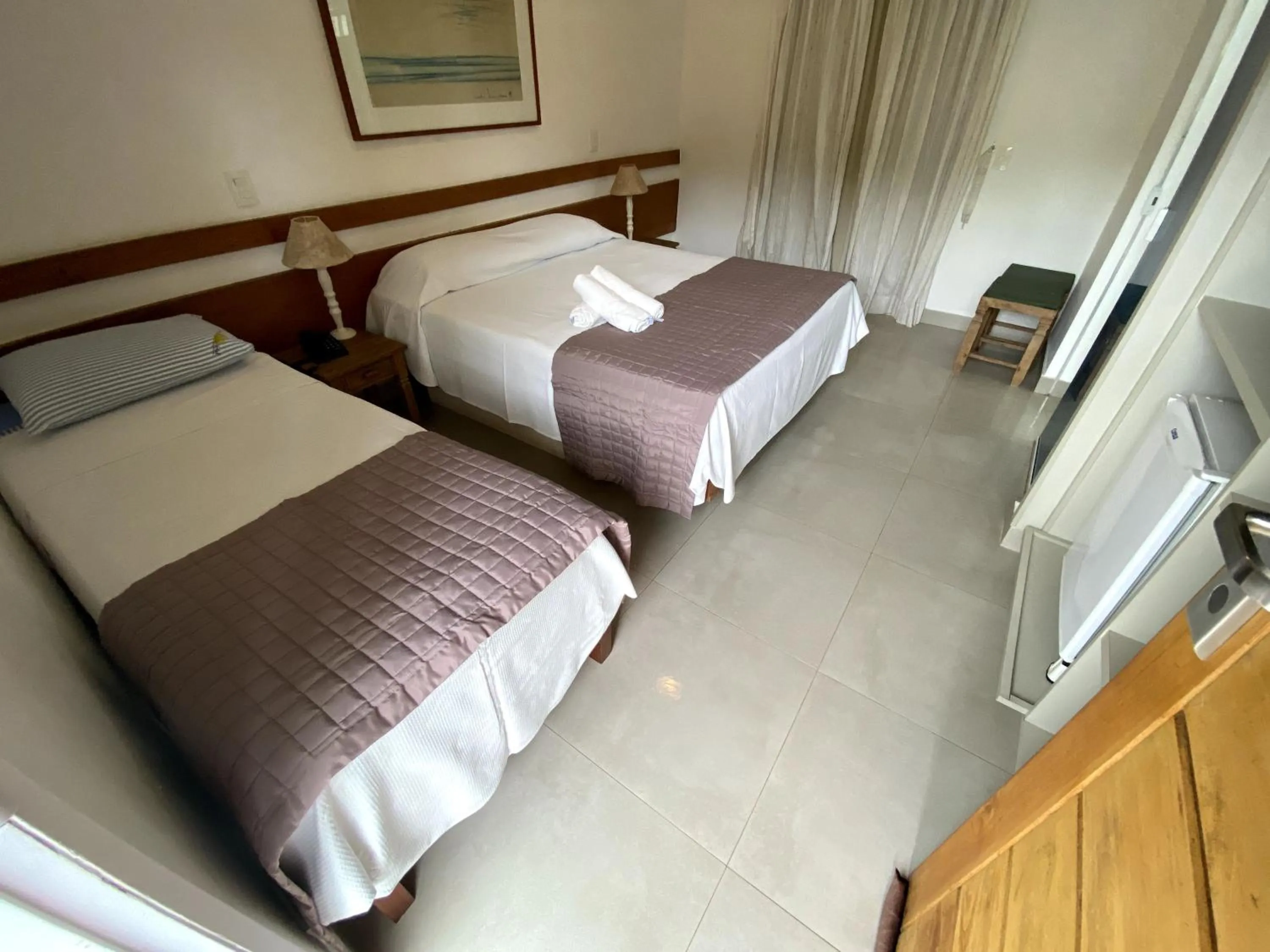 Bed in Mar e Praia Hotel