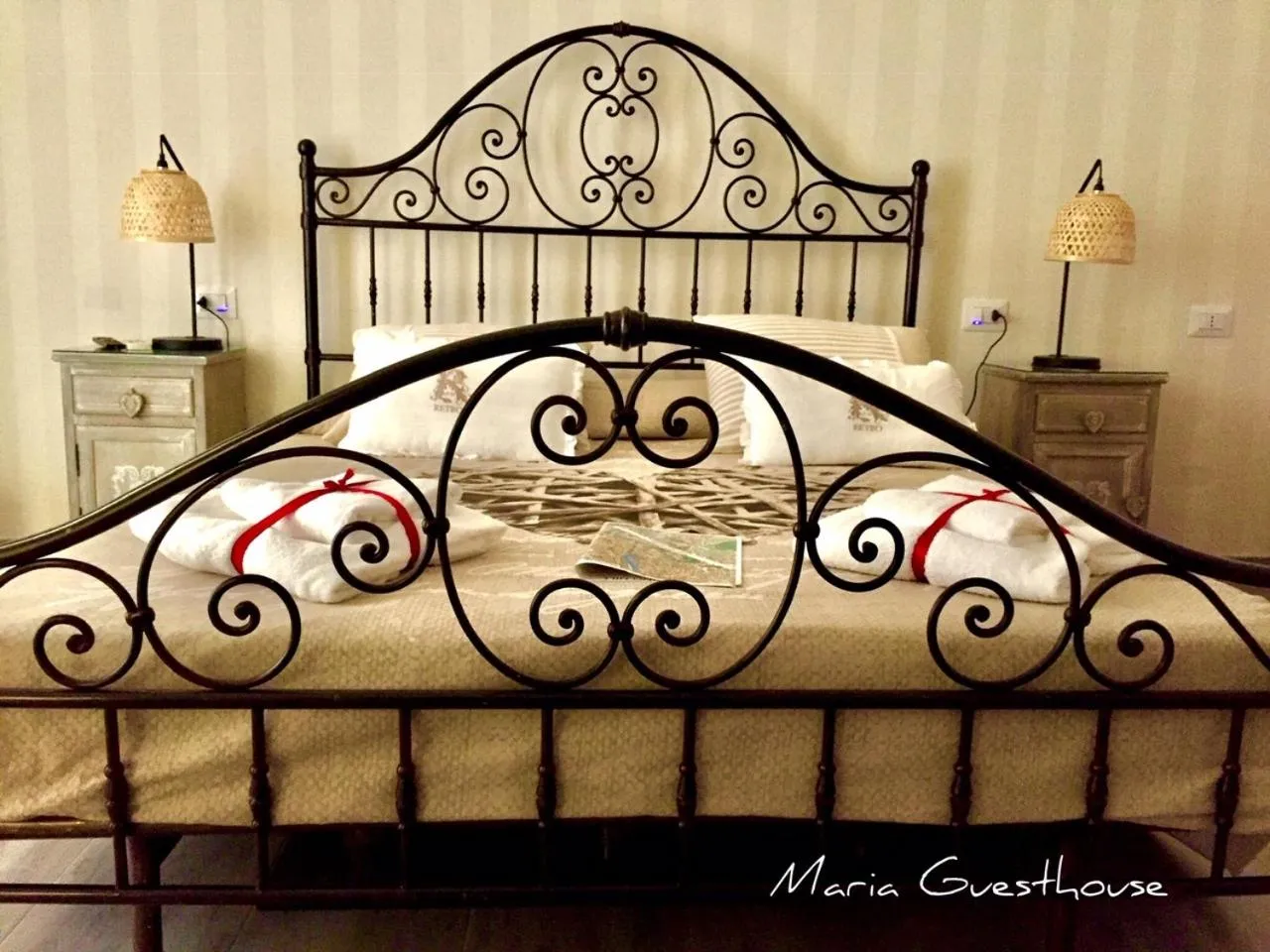 Bed in Guest House Maria