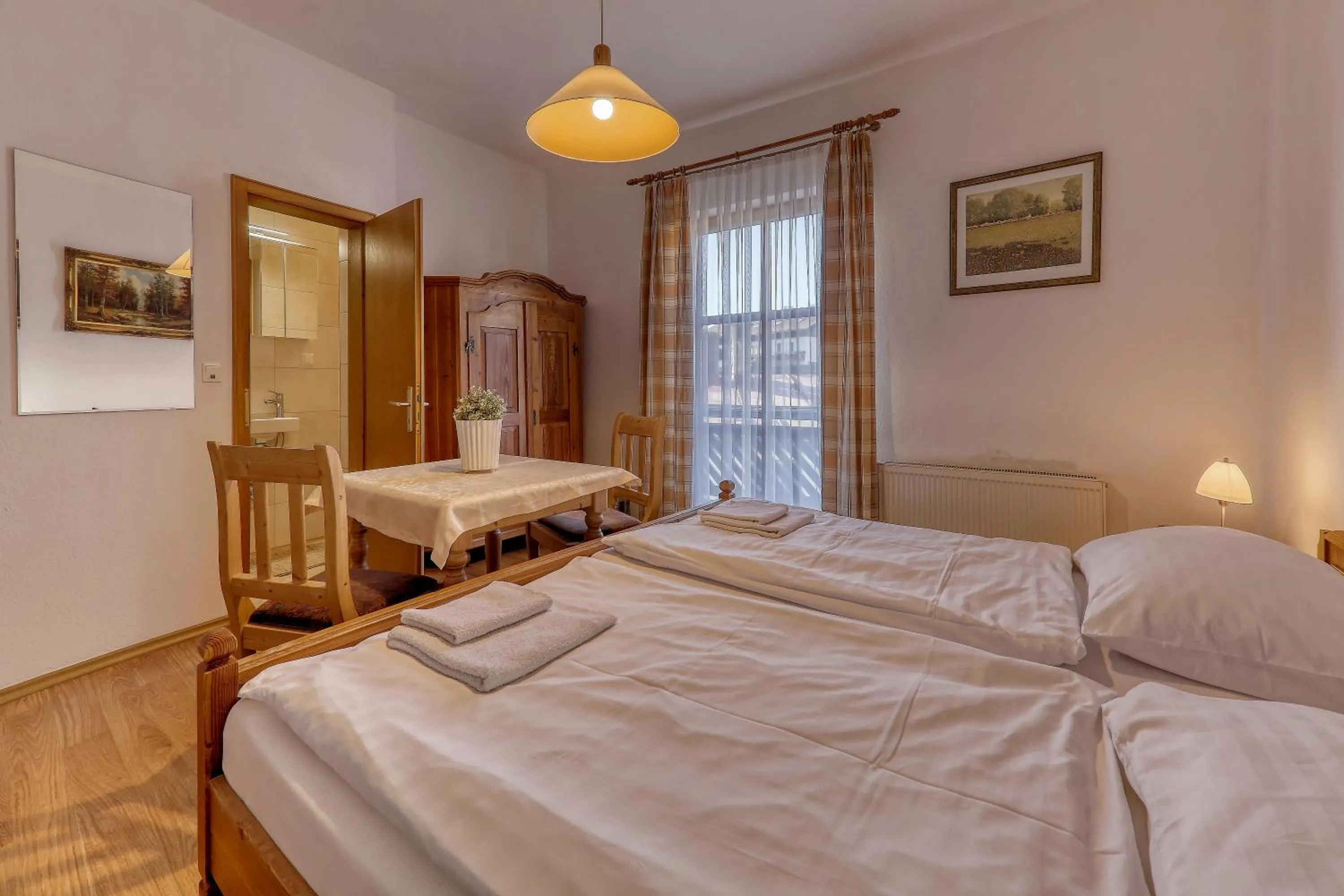 Bed in Hotel Bayerischer Hof