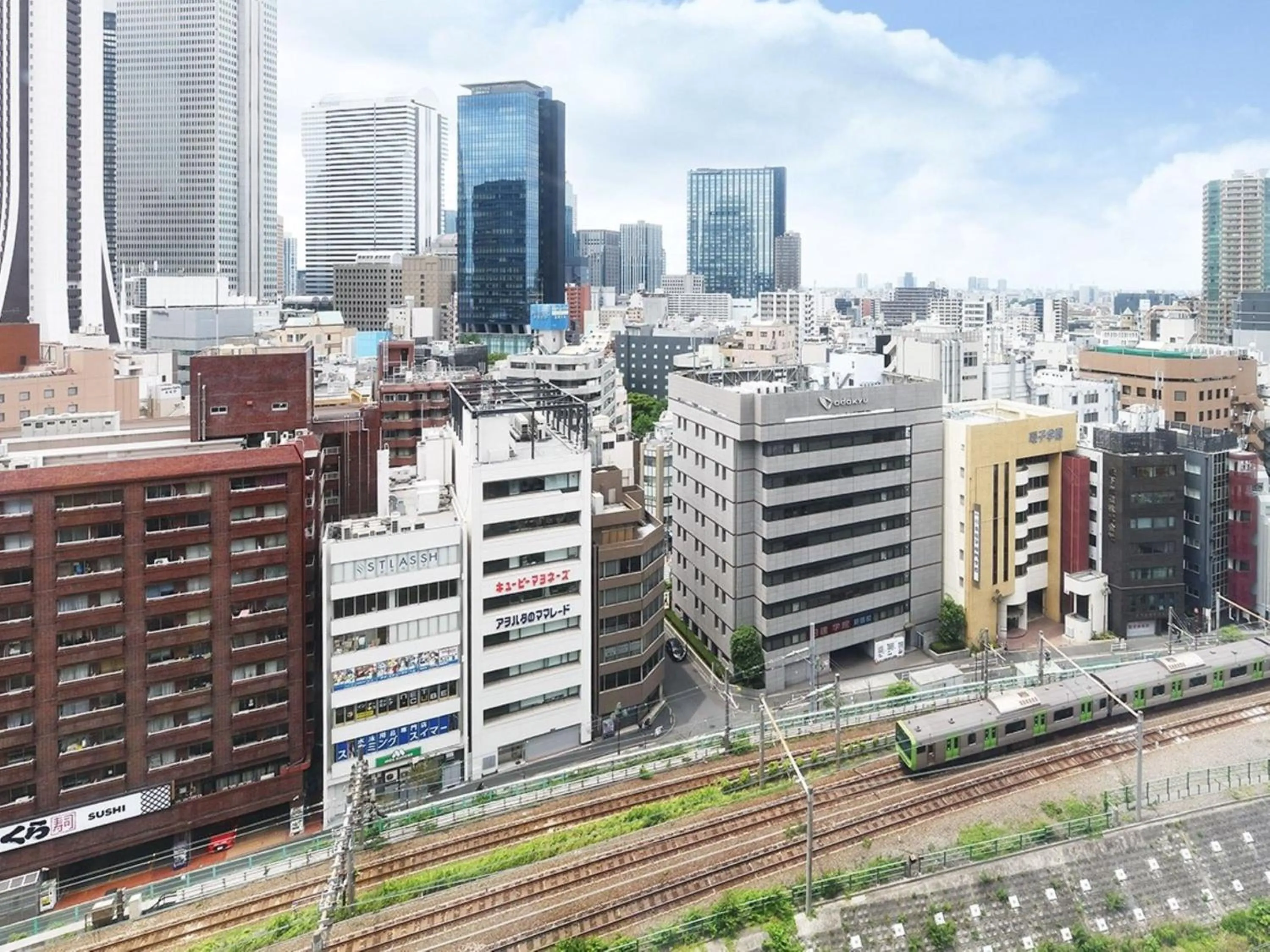 City view in Shinjuku Prince Hotel