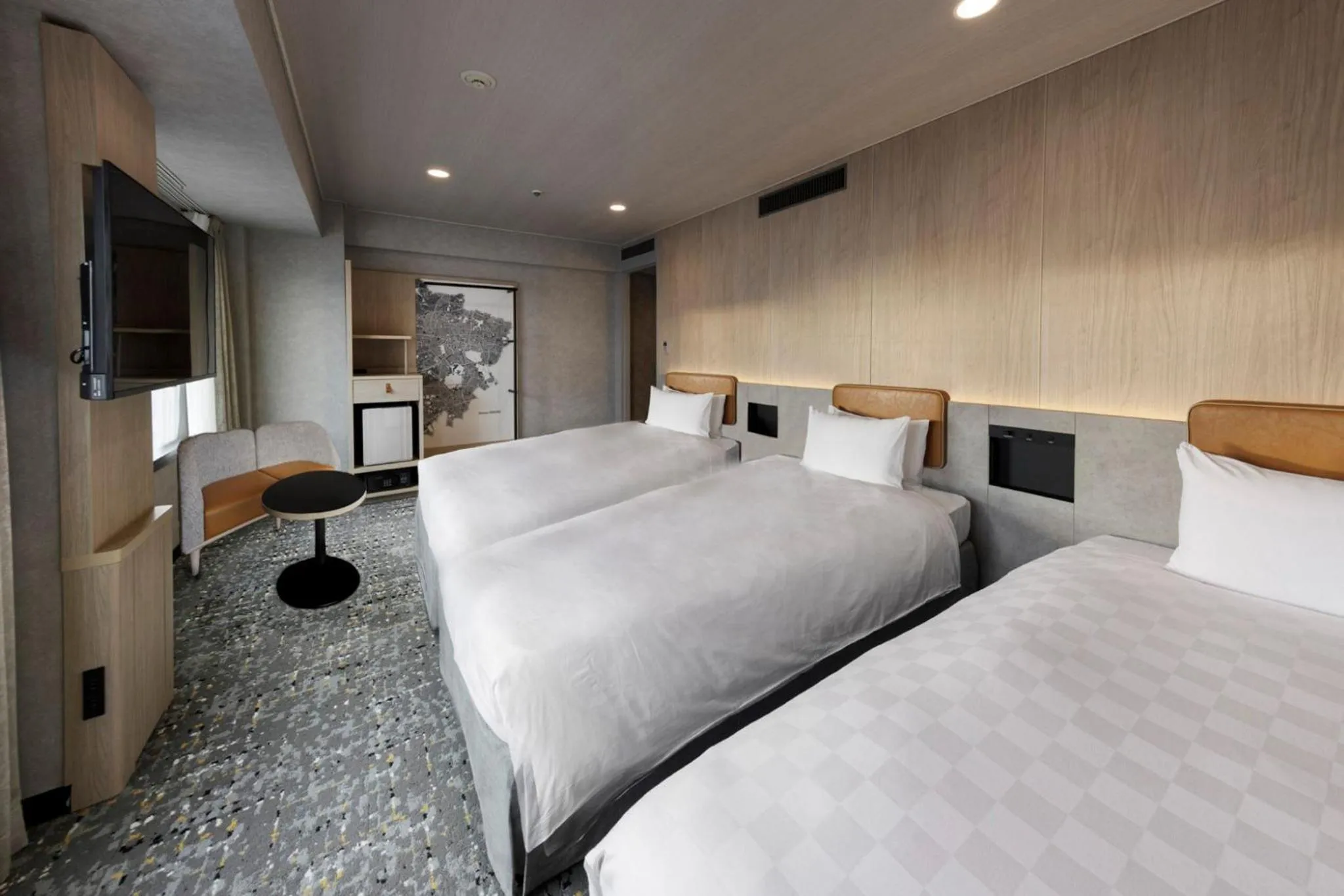 Photo of the whole room, Bed in Shinjuku Prince Hotel