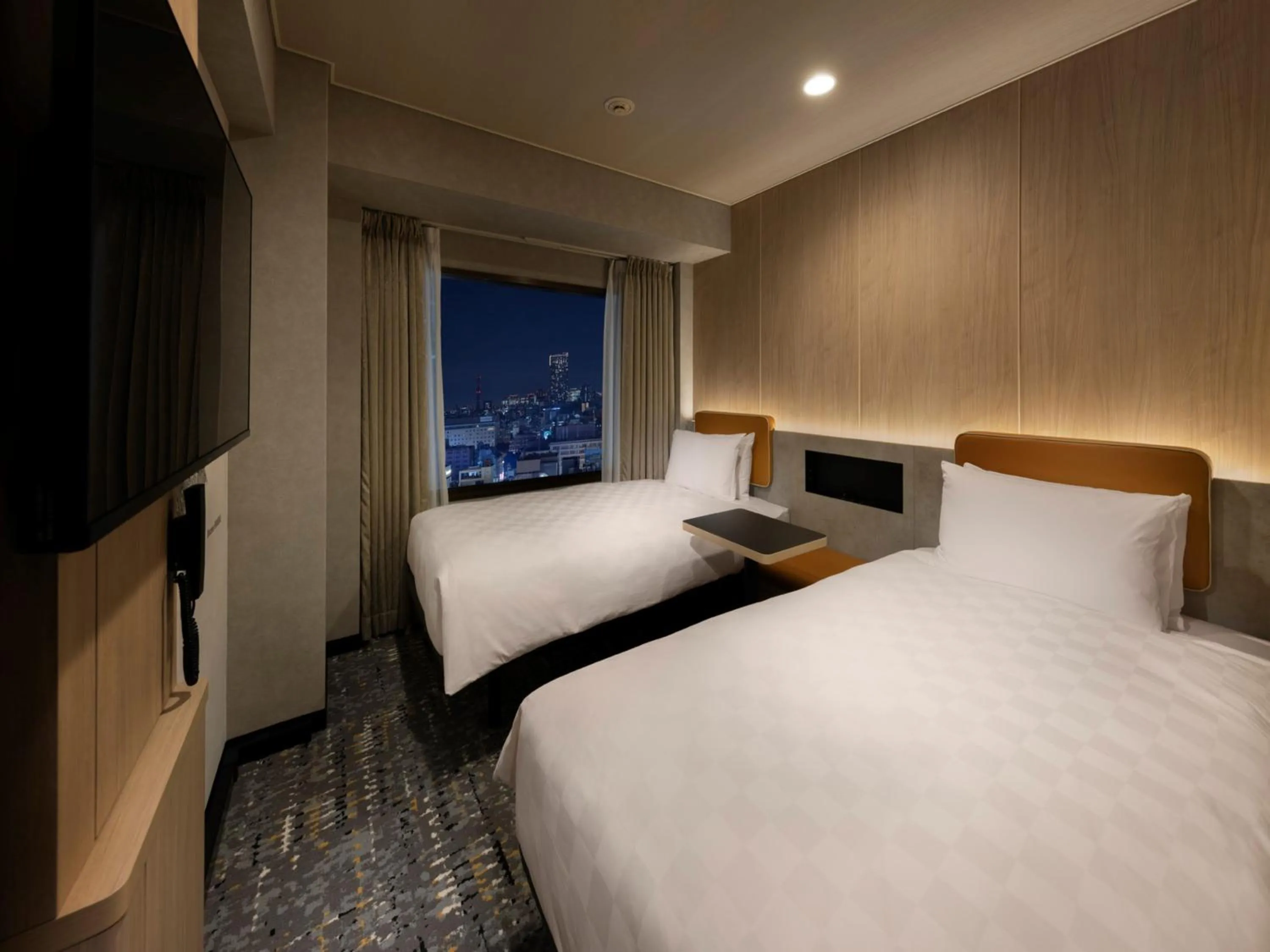 Photo of the whole room, Bed in Shinjuku Prince Hotel