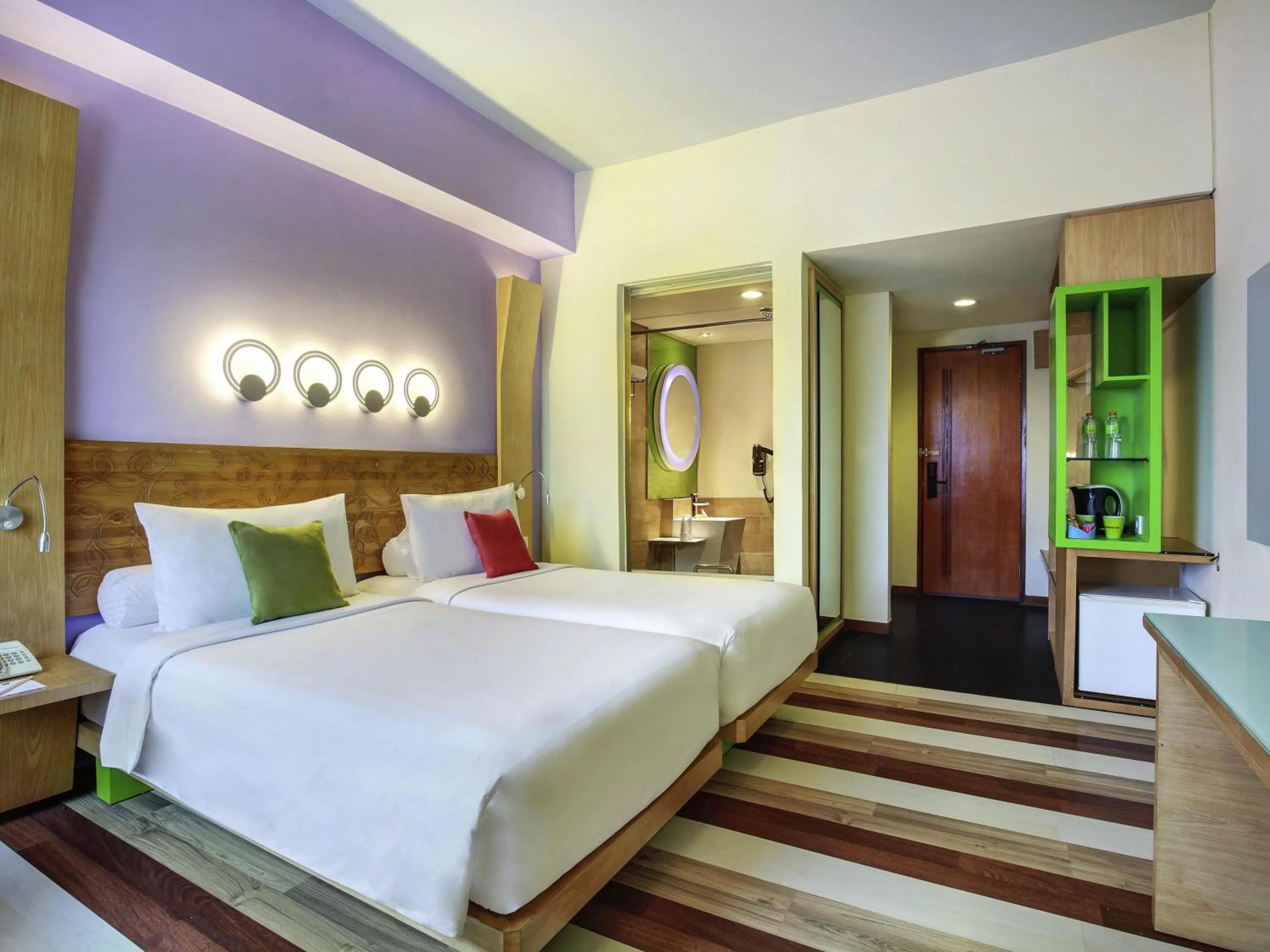 Bedroom, Bed in ibis Styles Yogyakarta