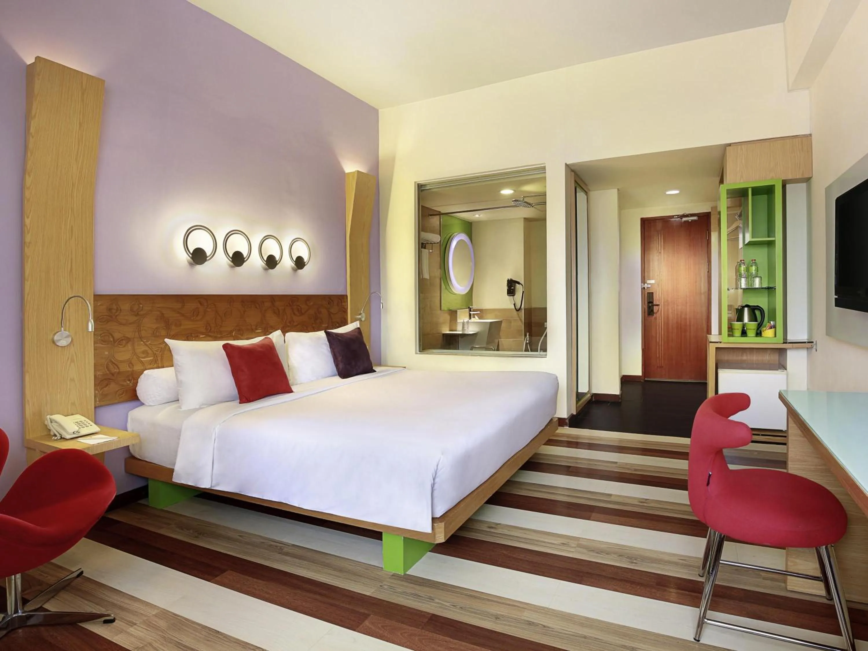 Bedroom, Bed in ibis Styles Yogyakarta