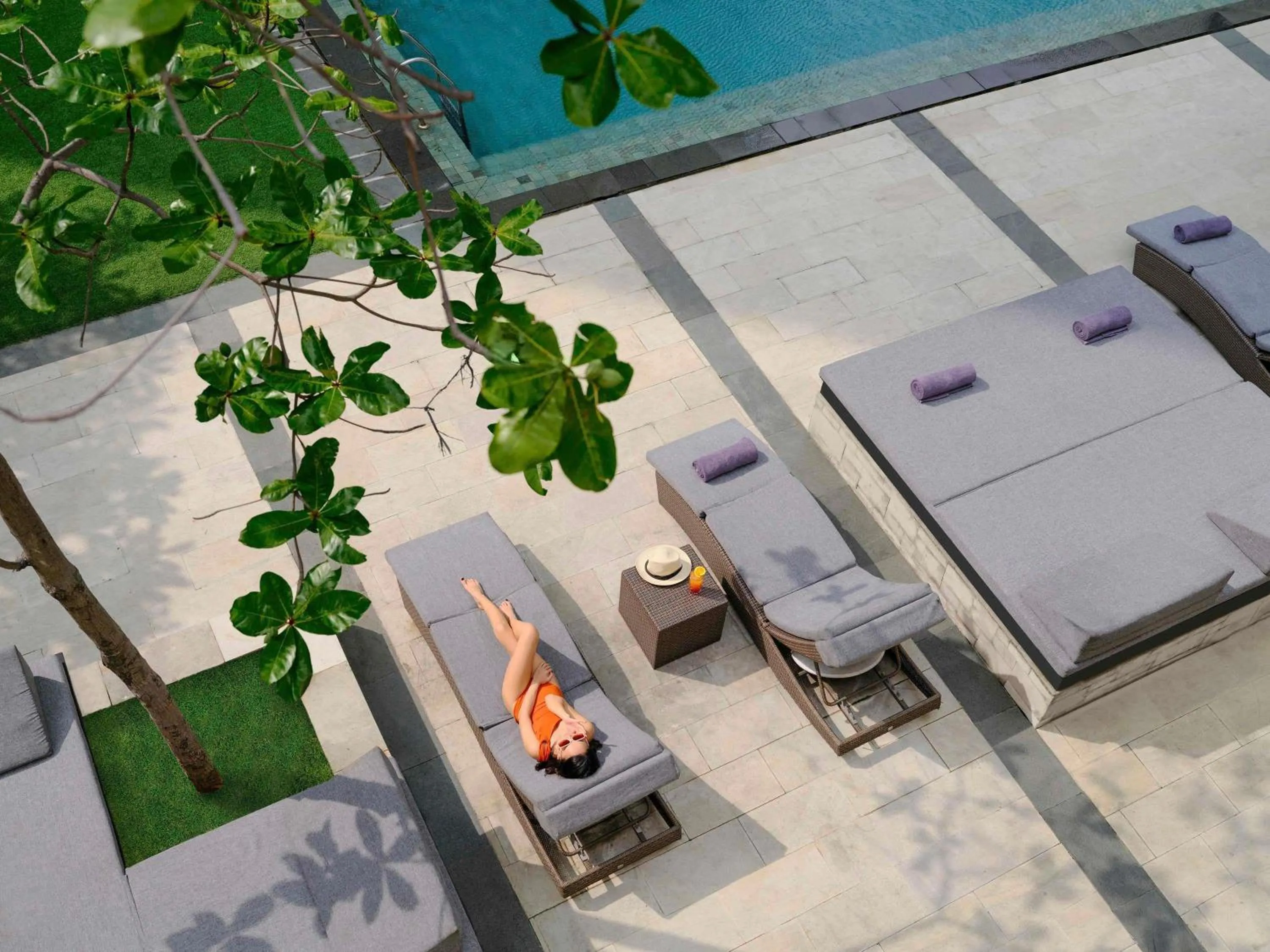 Pool view in Pullman Jakarta Central Park