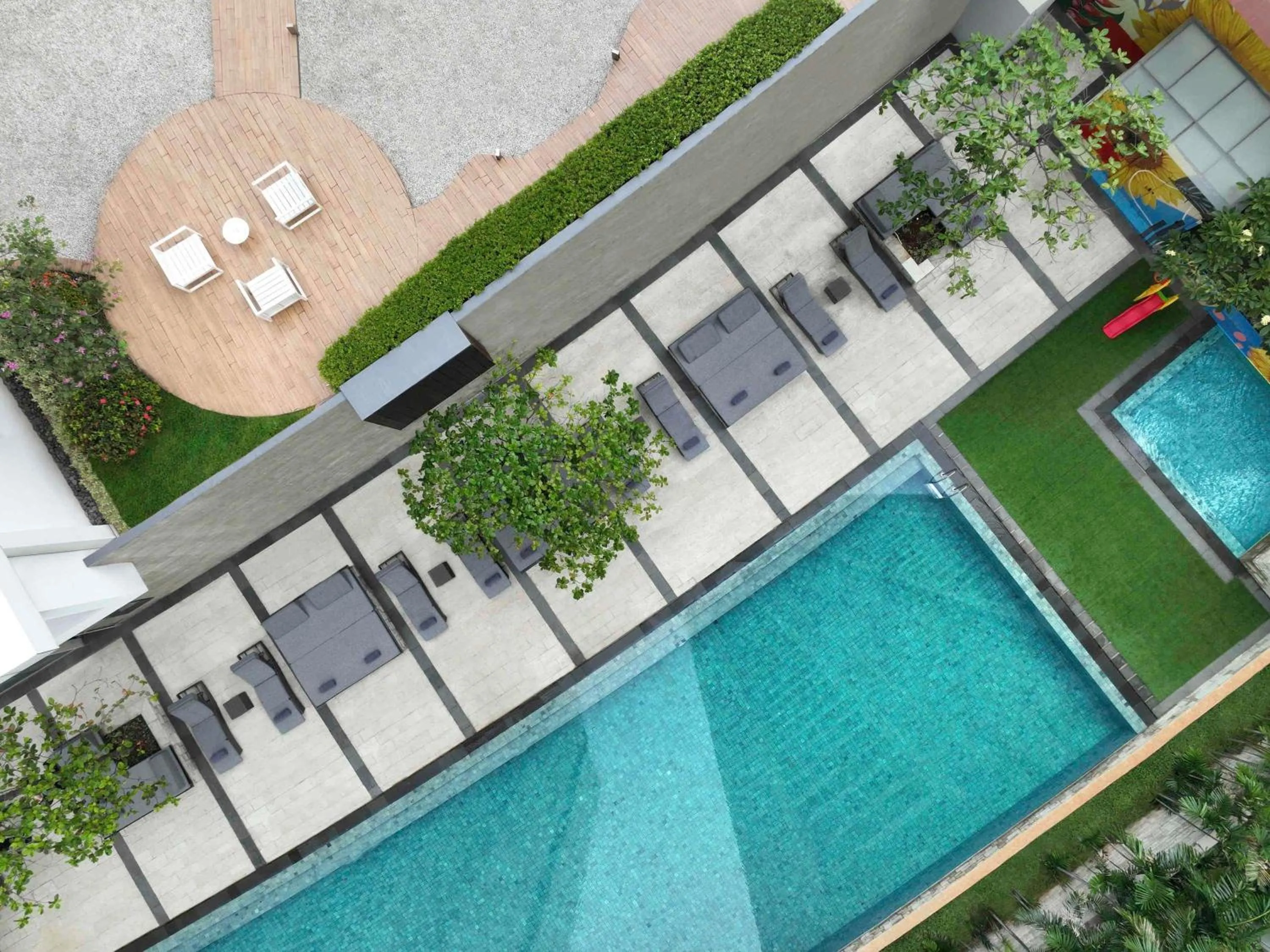 Pool view in Pullman Jakarta Central Park