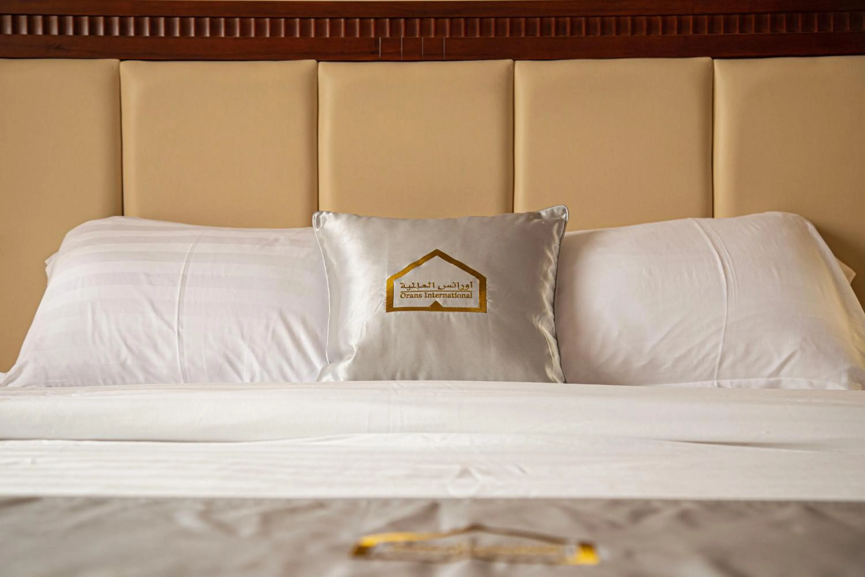 Bed in أورانس العالمية - Orans Suites