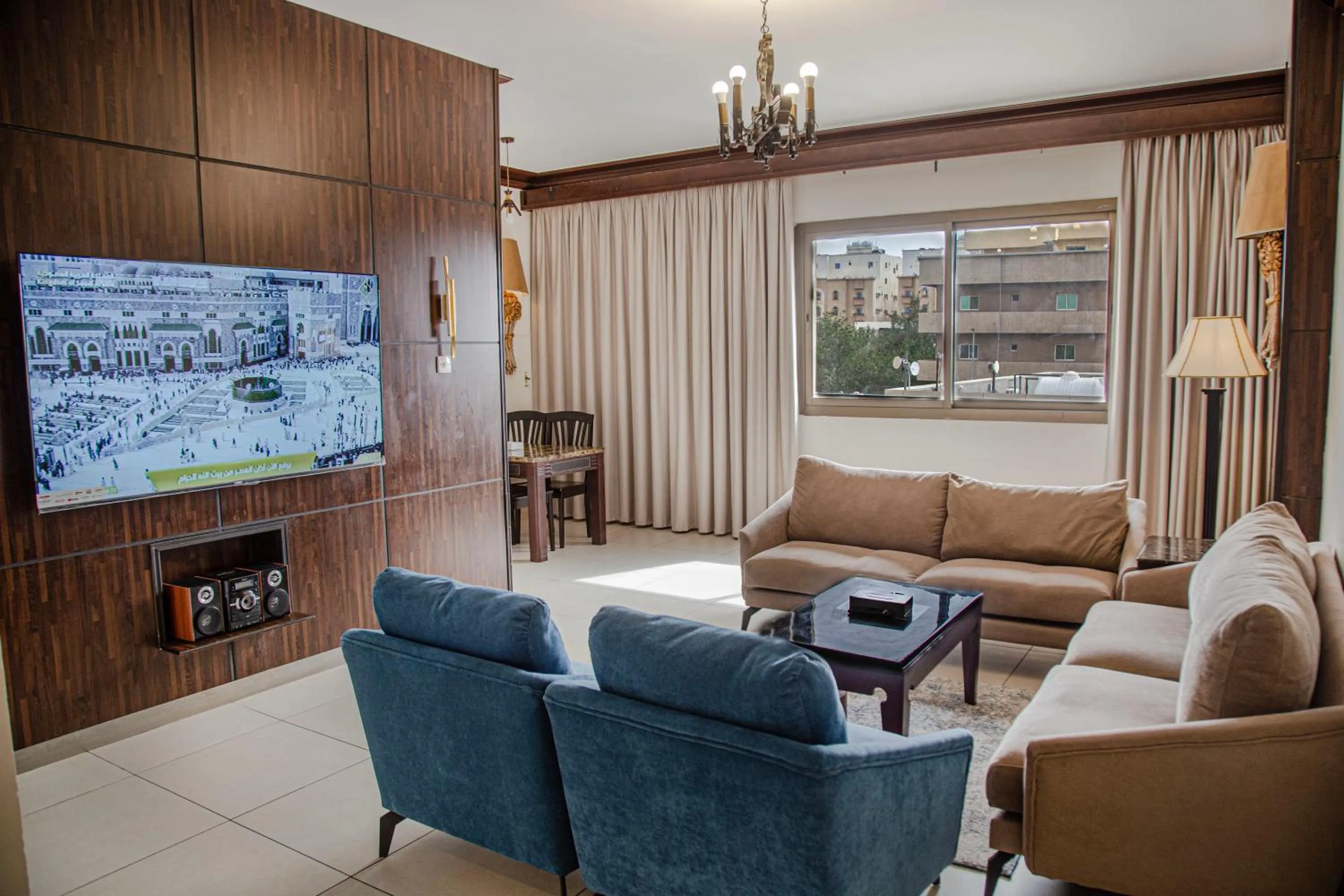 Living room in أورانس العالمية - Orans Suites