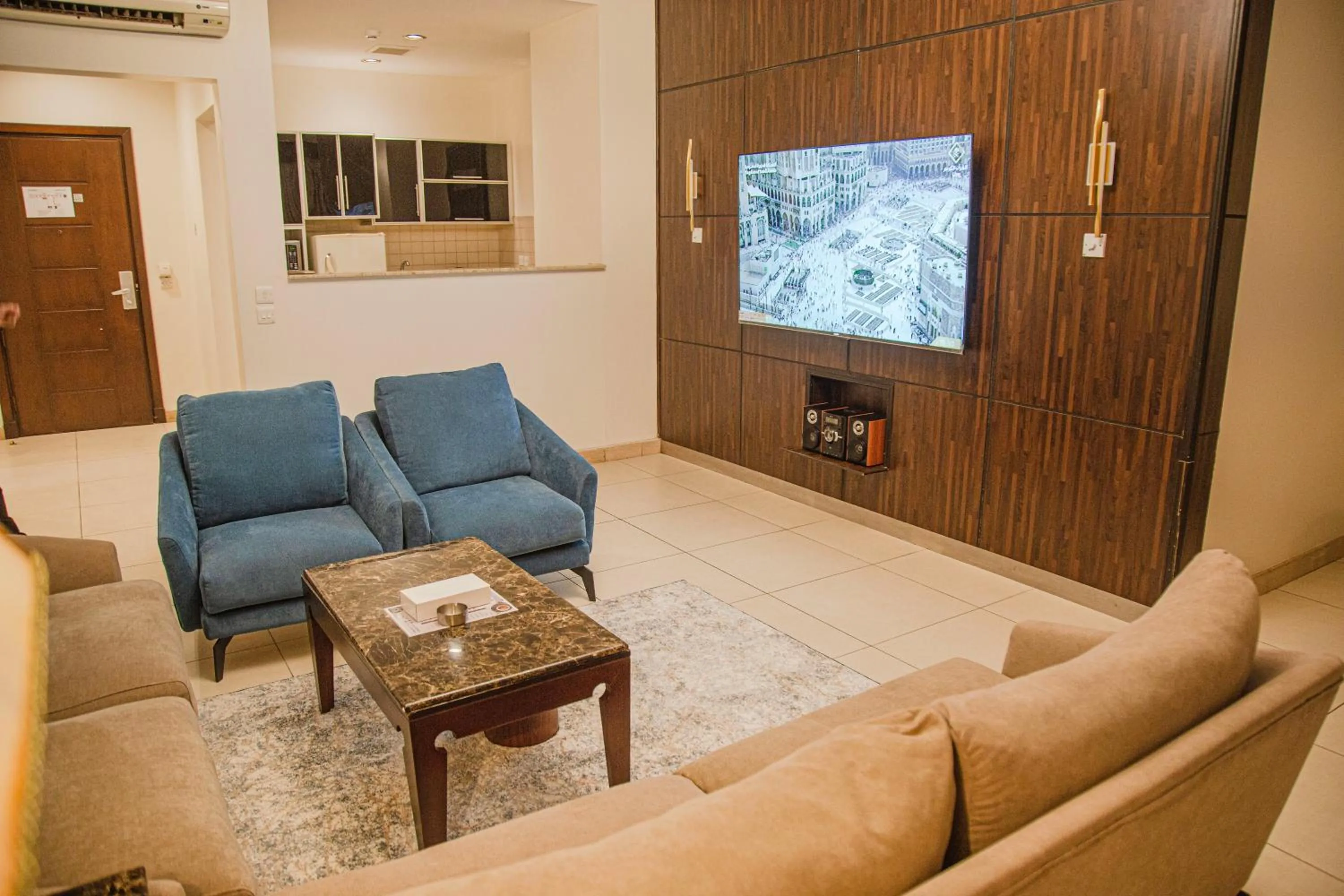 Living room in أورانس العالمية - Orans Suites