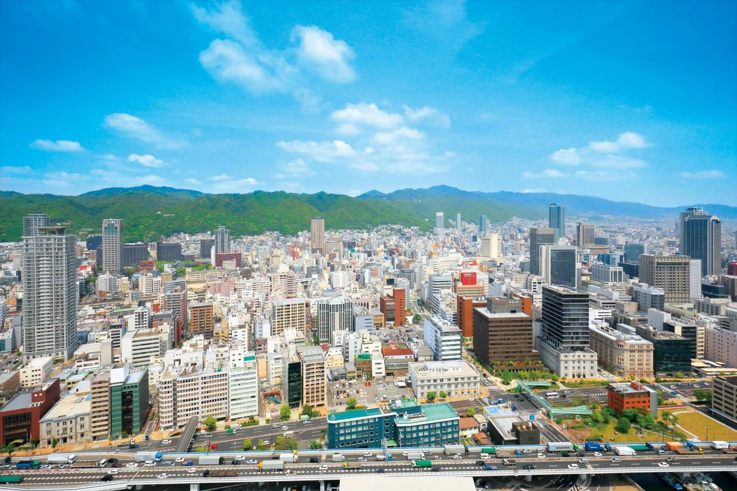 City view in Hotel Okura Kobe