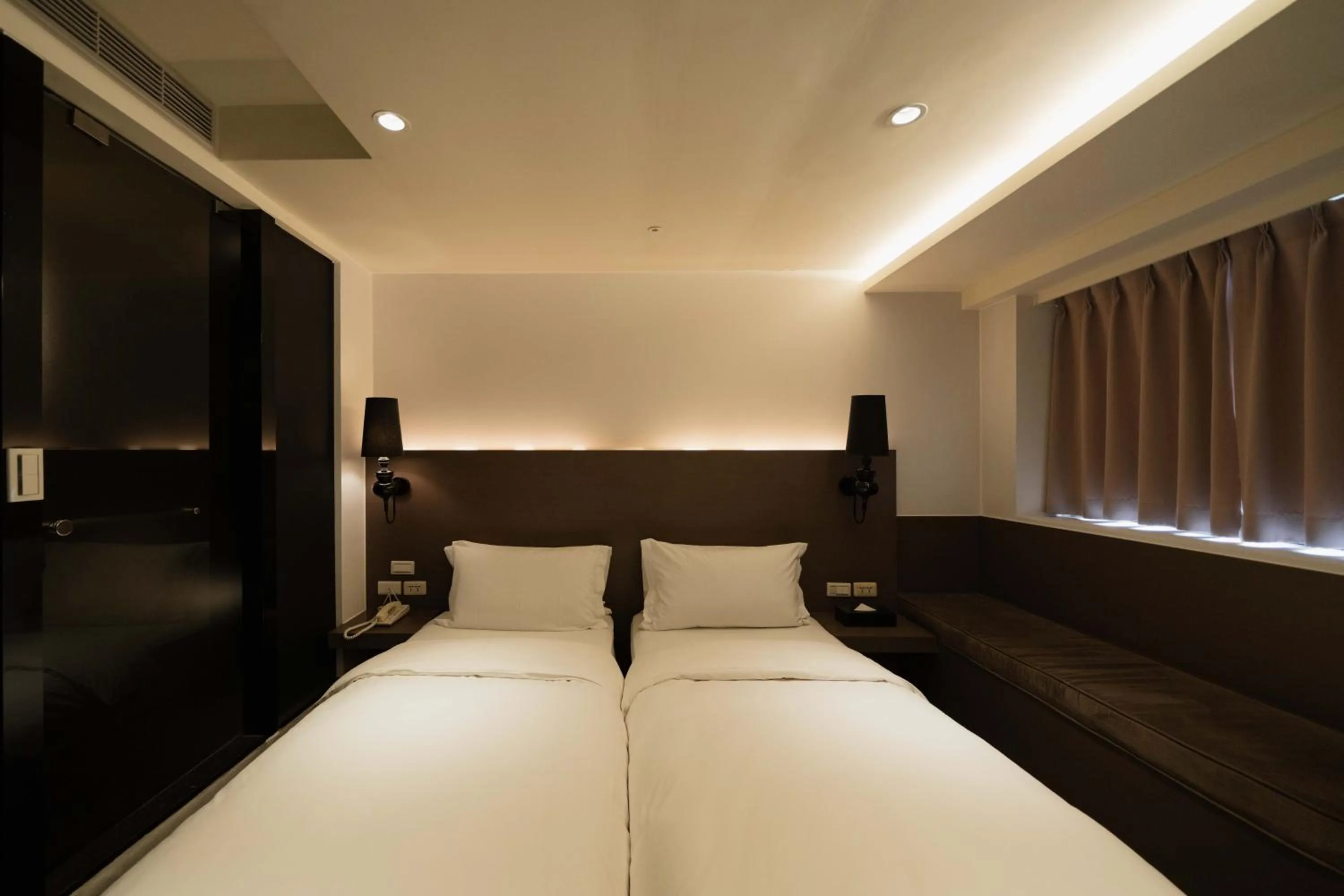Bed in SWIIO Hotel Ximending