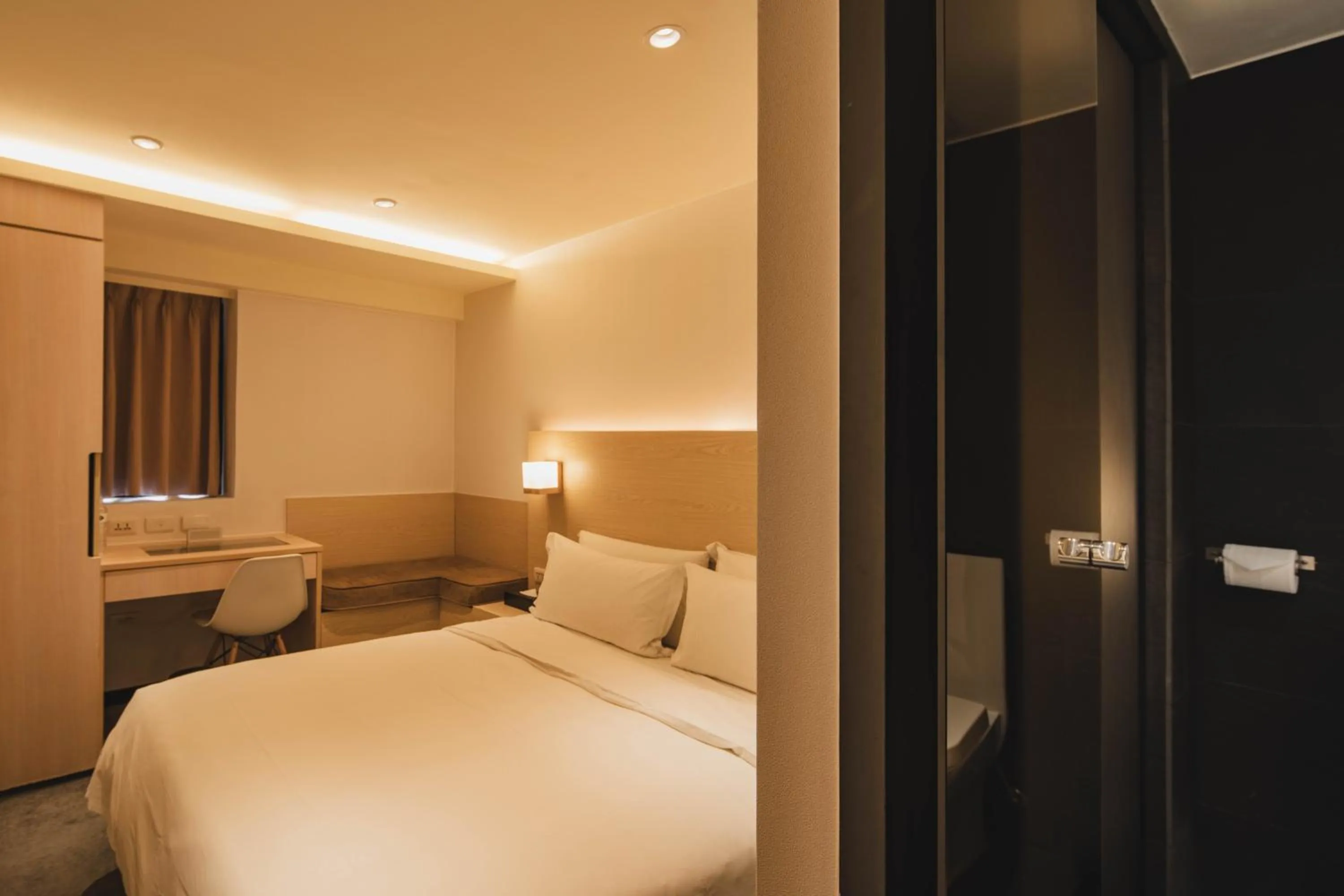 Bed in SWIIO Hotel Ximending