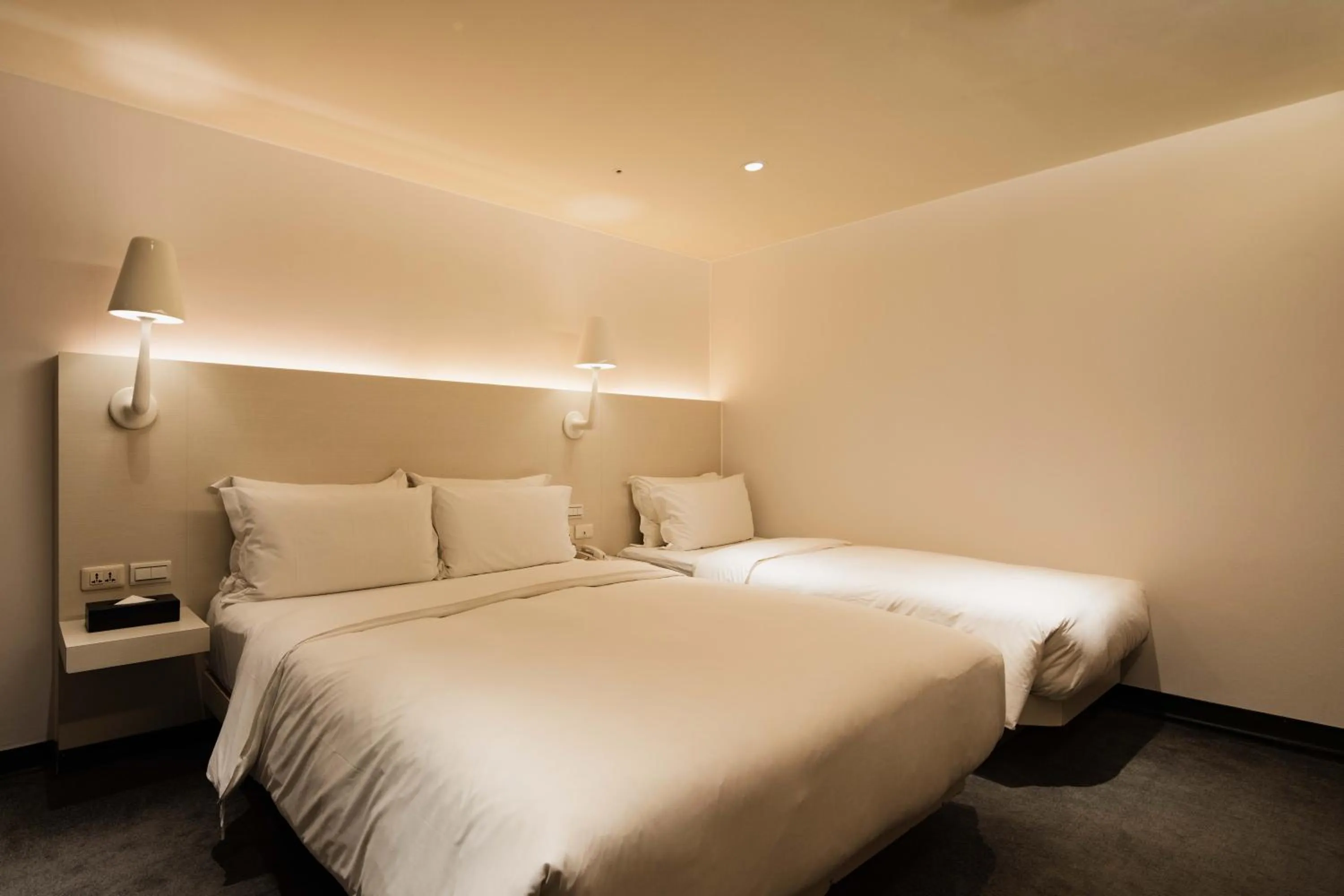 Bed in SWIIO Hotel Ximending