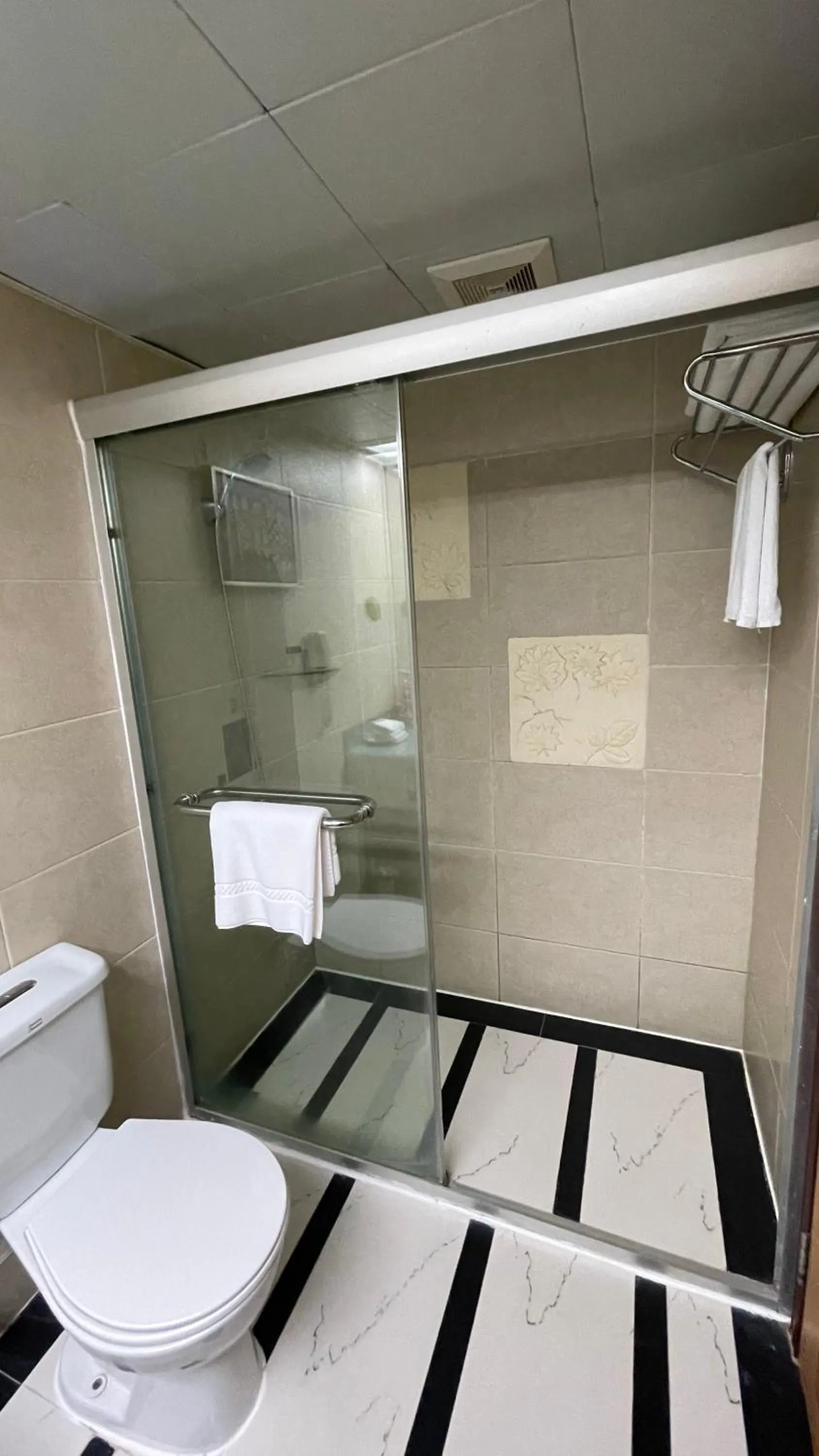 Shower, Bathroom in Hotel Canton