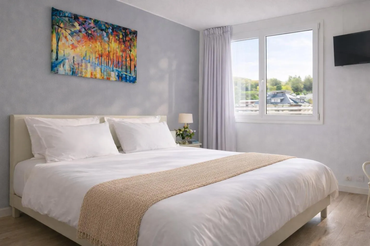 Bed in Grand Hôtel d'Espagne