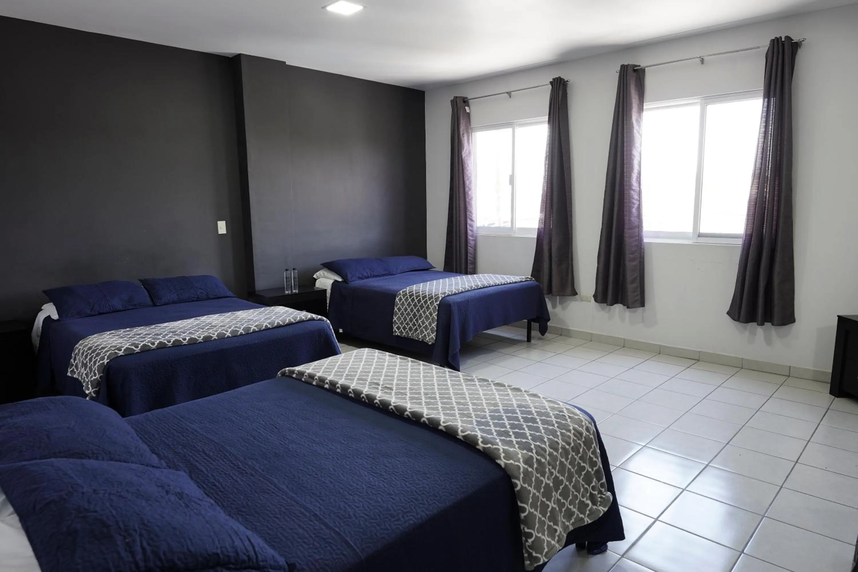 Bed in Hotel San Luis