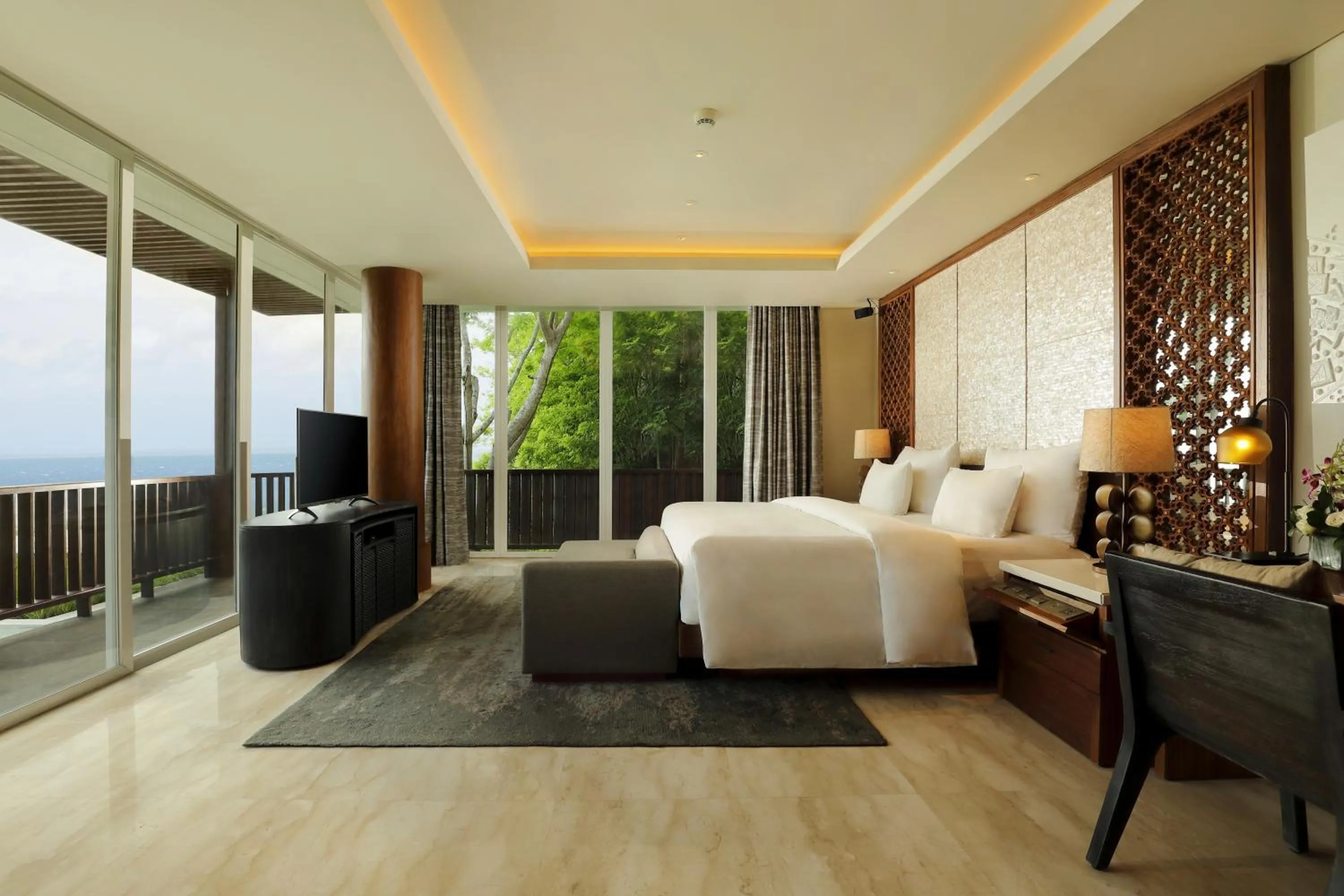 Bed in Anantara Uluwatu Bali Resort