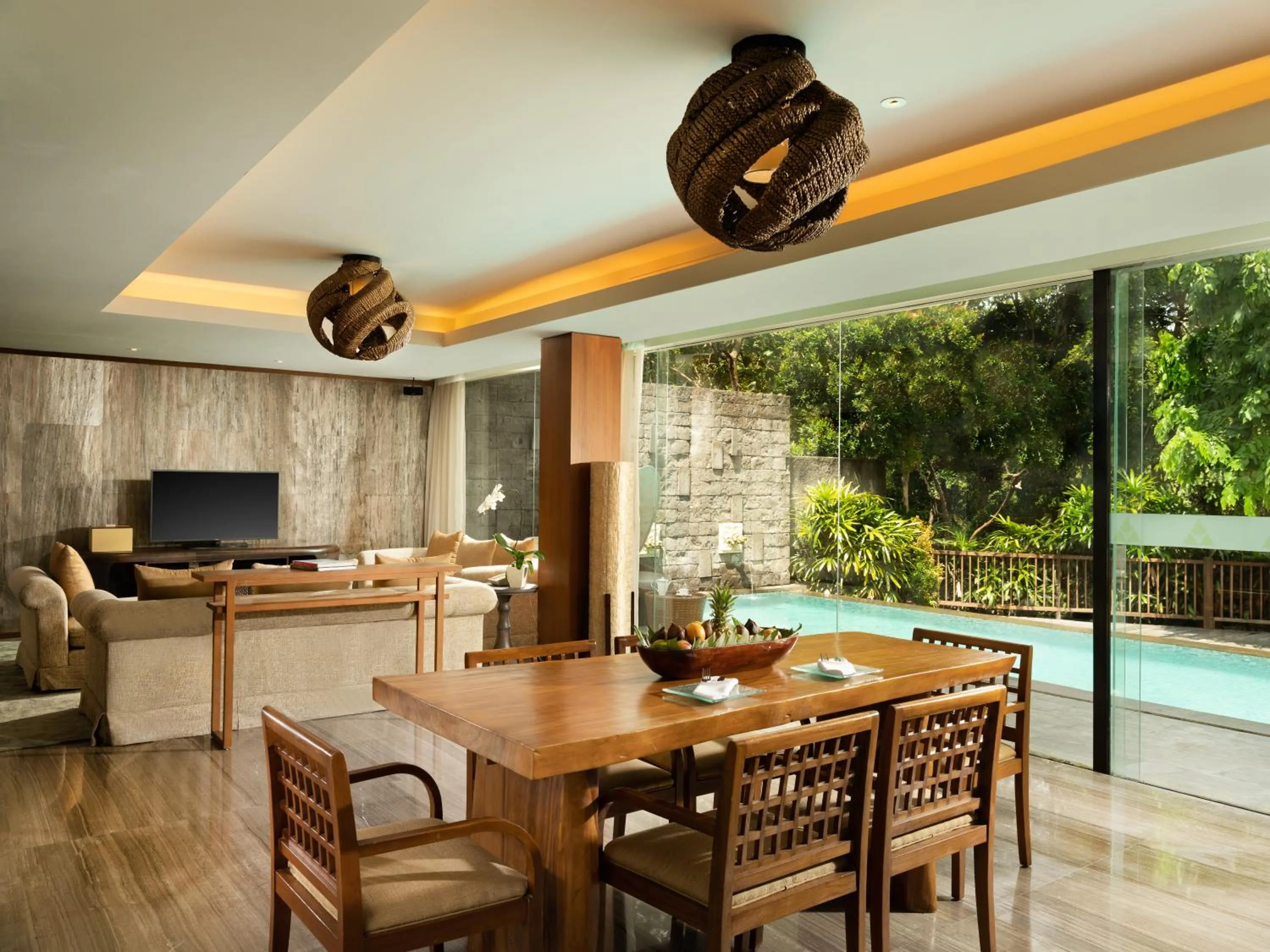 Living room in Anantara Uluwatu Bali Resort