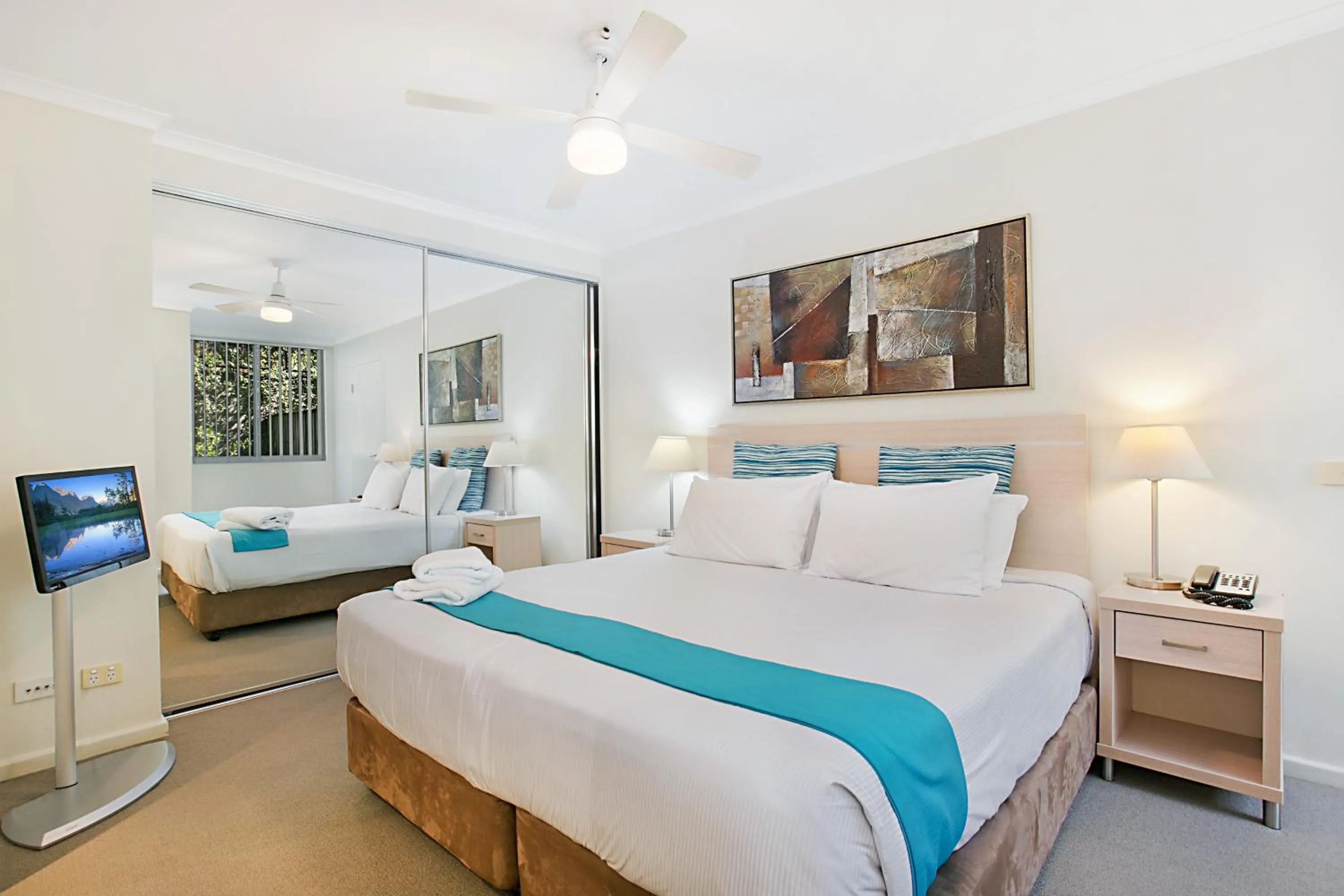 Bedroom, Bed in Mantra Nelson Bay