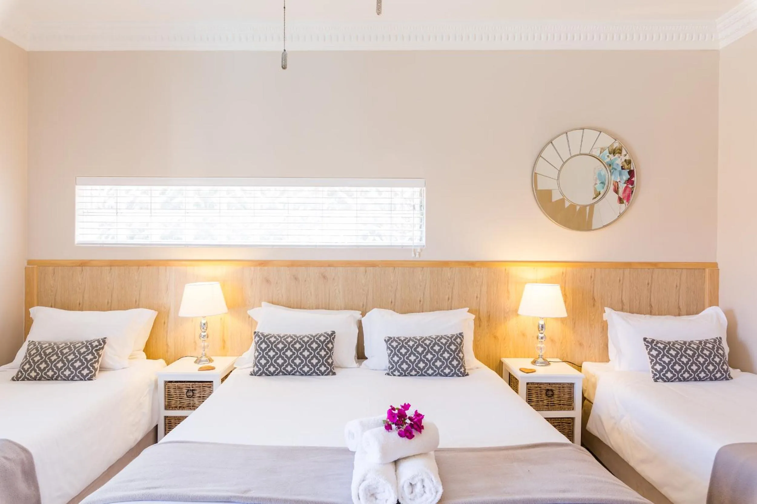 Bathroom, Bed in Atlantic Beach Villa