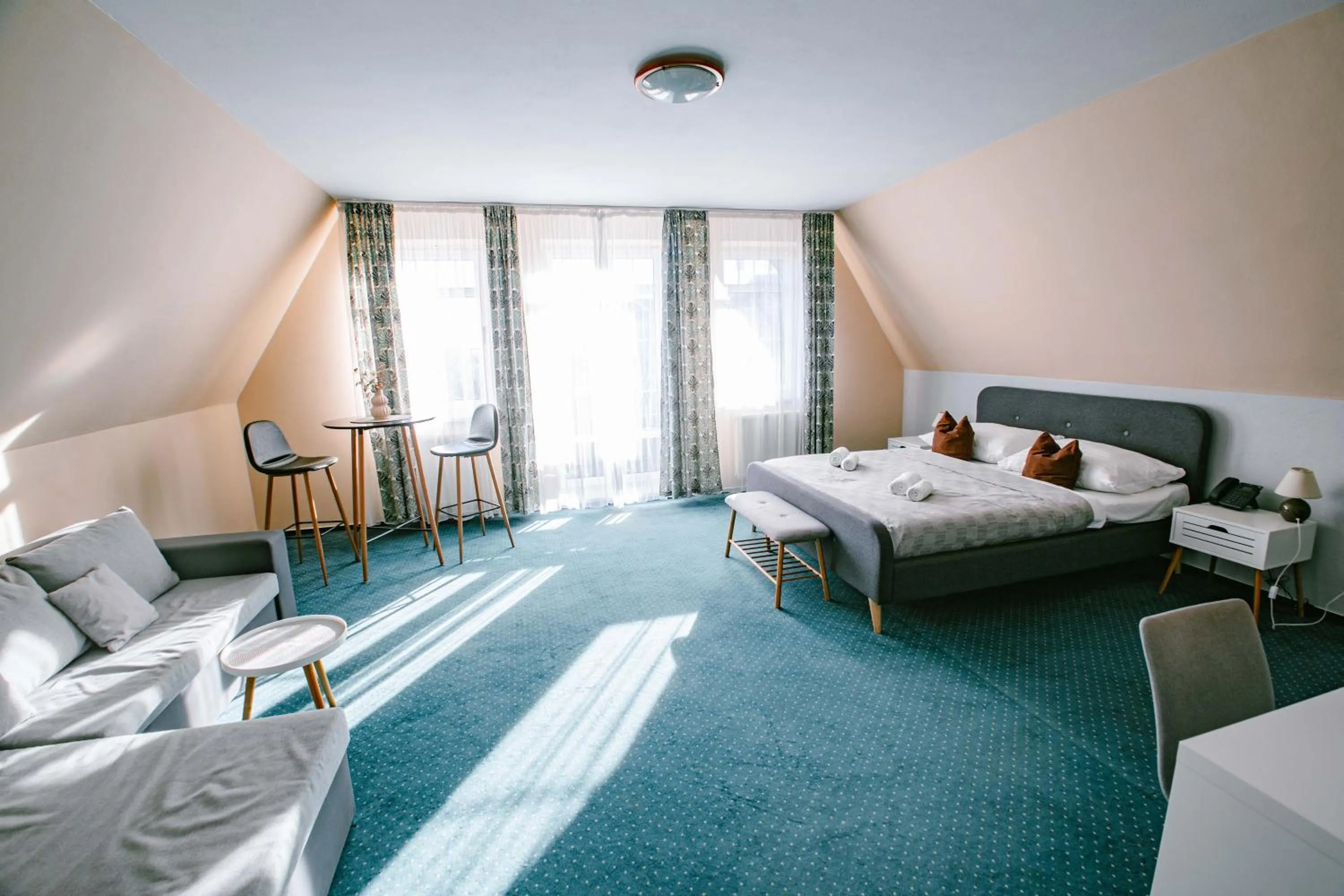 Bed in Greenwood hotel