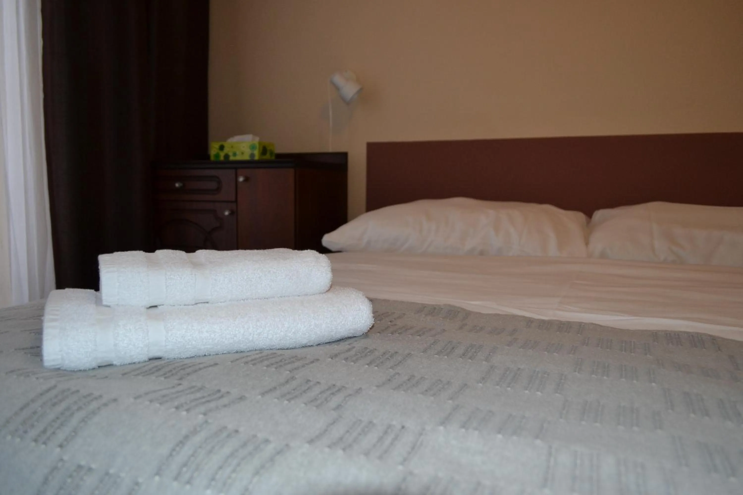 Bed in Greenwood hotel