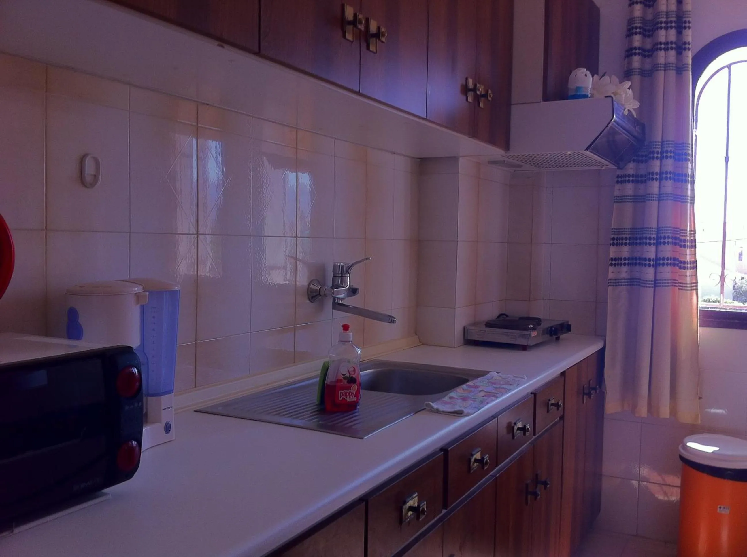 Kitchen or kitchenette in Chris Studios & Apartments