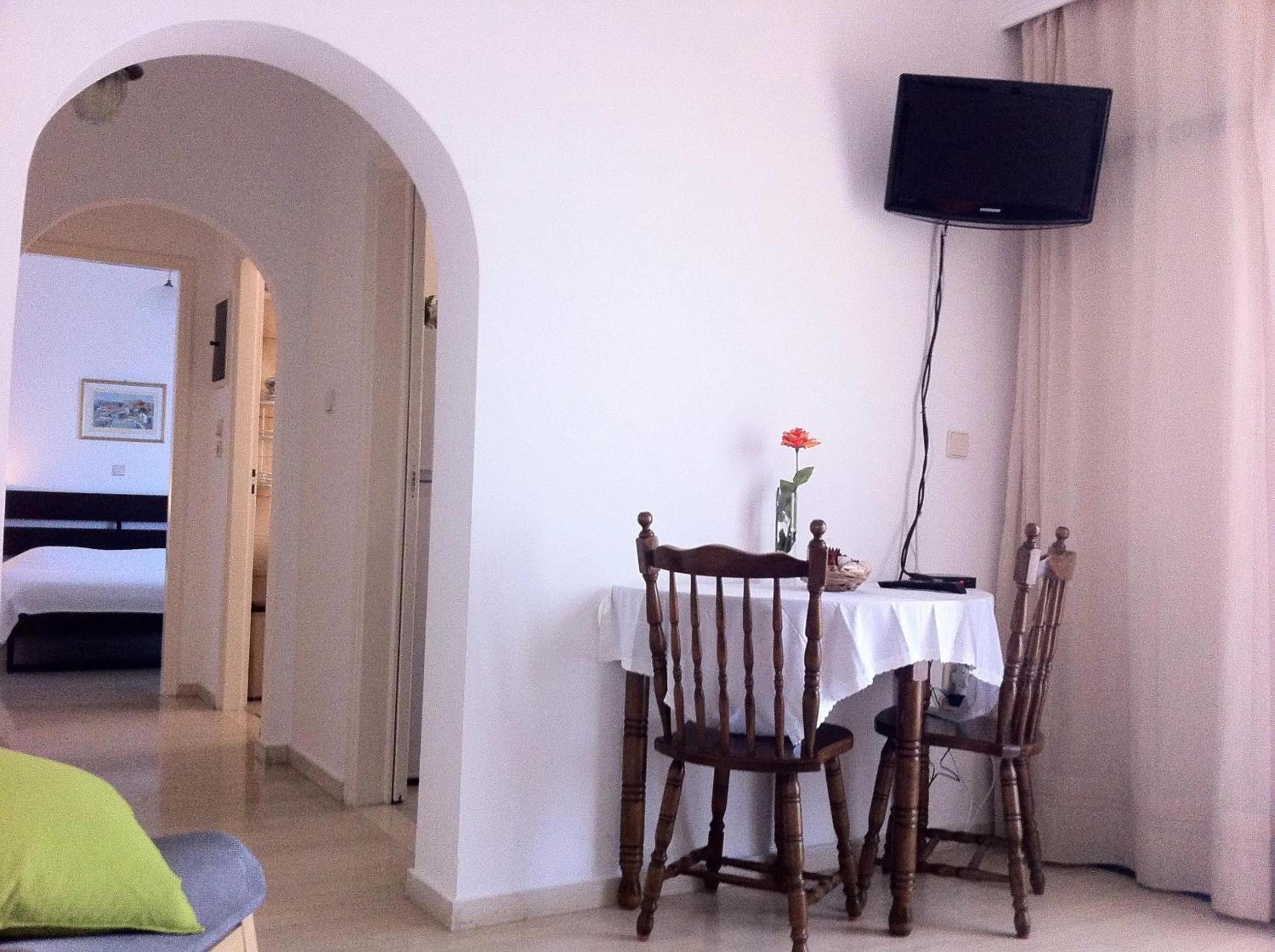 Living room, Bed in Chris Studios & Apartments