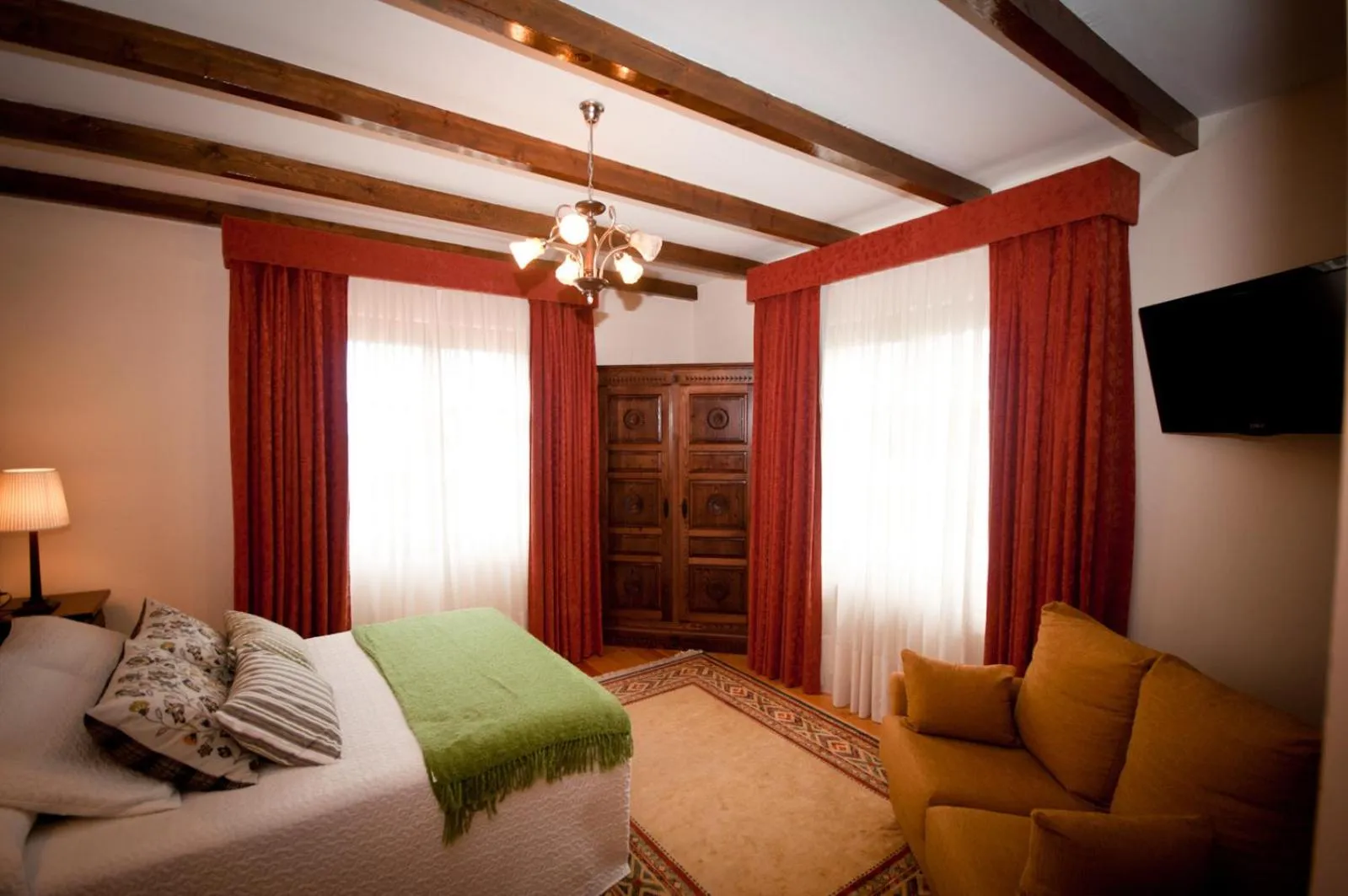 Bed in Hotel Villa Miramar