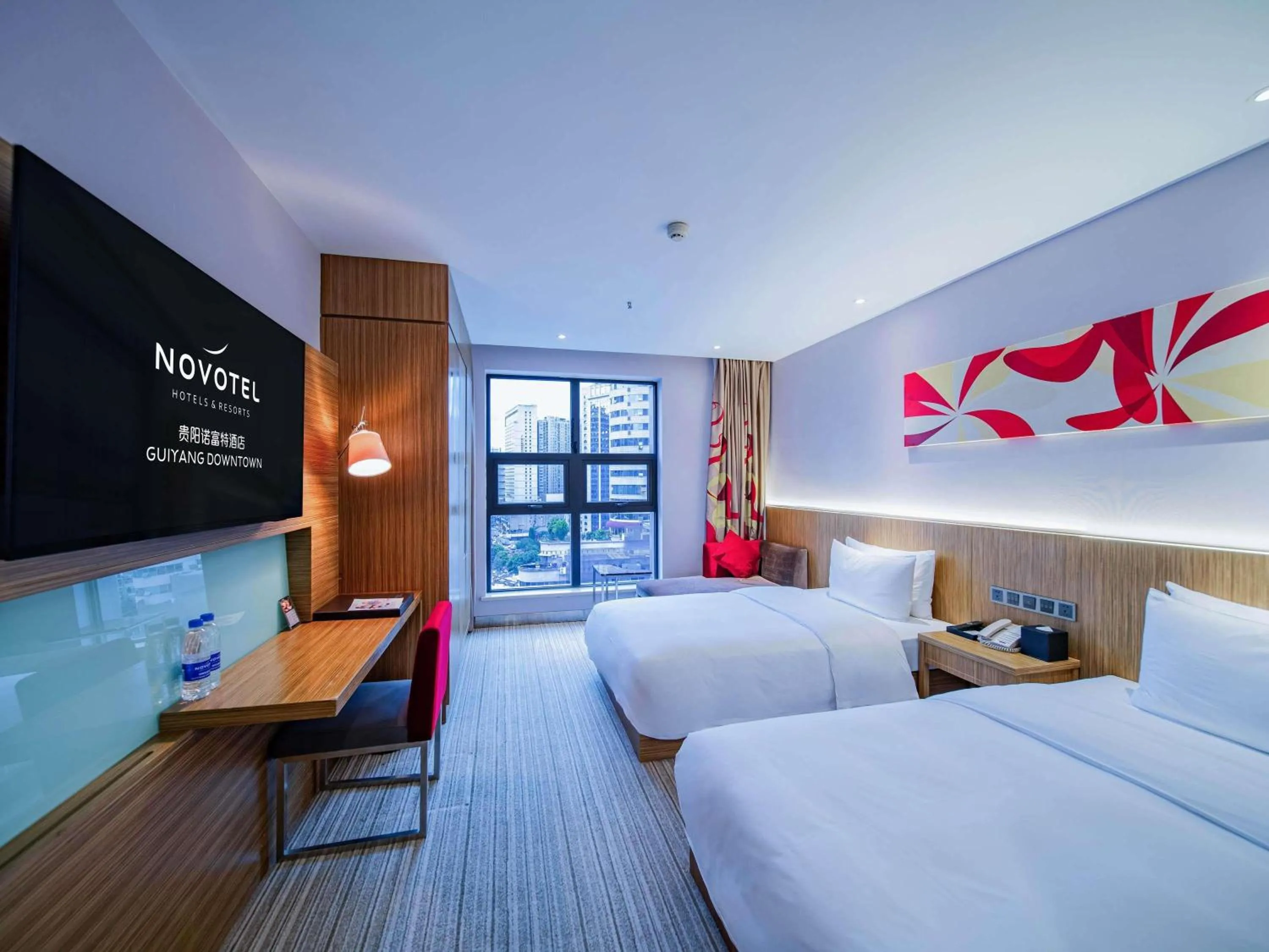 Bedroom, Bed in Novotel Guiyang Downtown