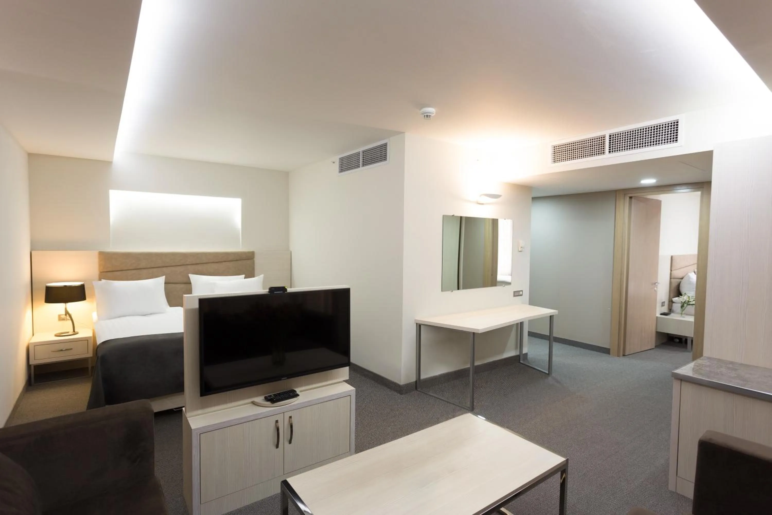 Photo of the whole room, Bed in President Hotel by Hrazdan Hotel CJSC