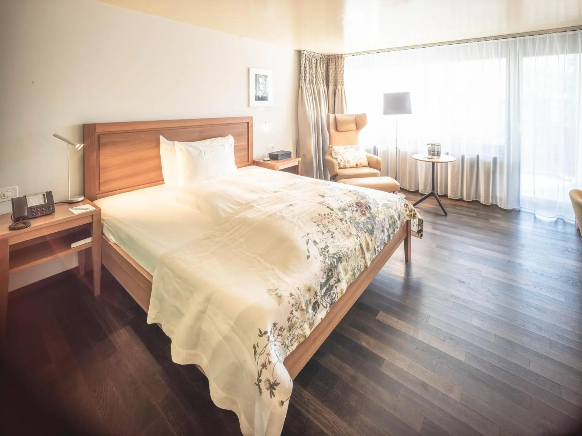 Standard Room with Balcony and South View in Hof Weissbad Health & Wellness Resort