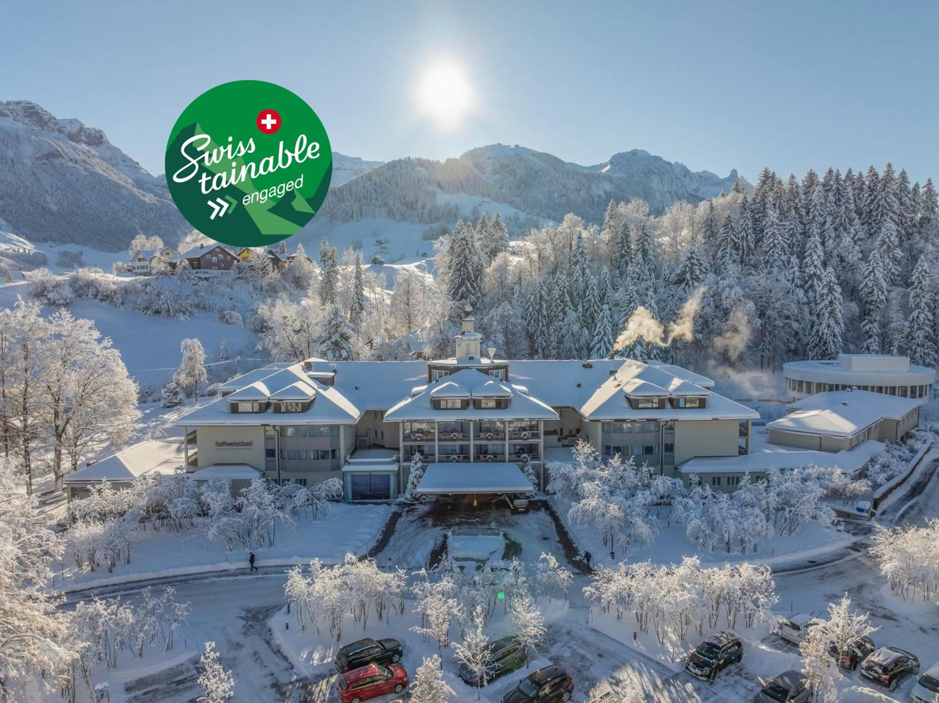 Property building in Hof Weissbad Health & Wellness Resort