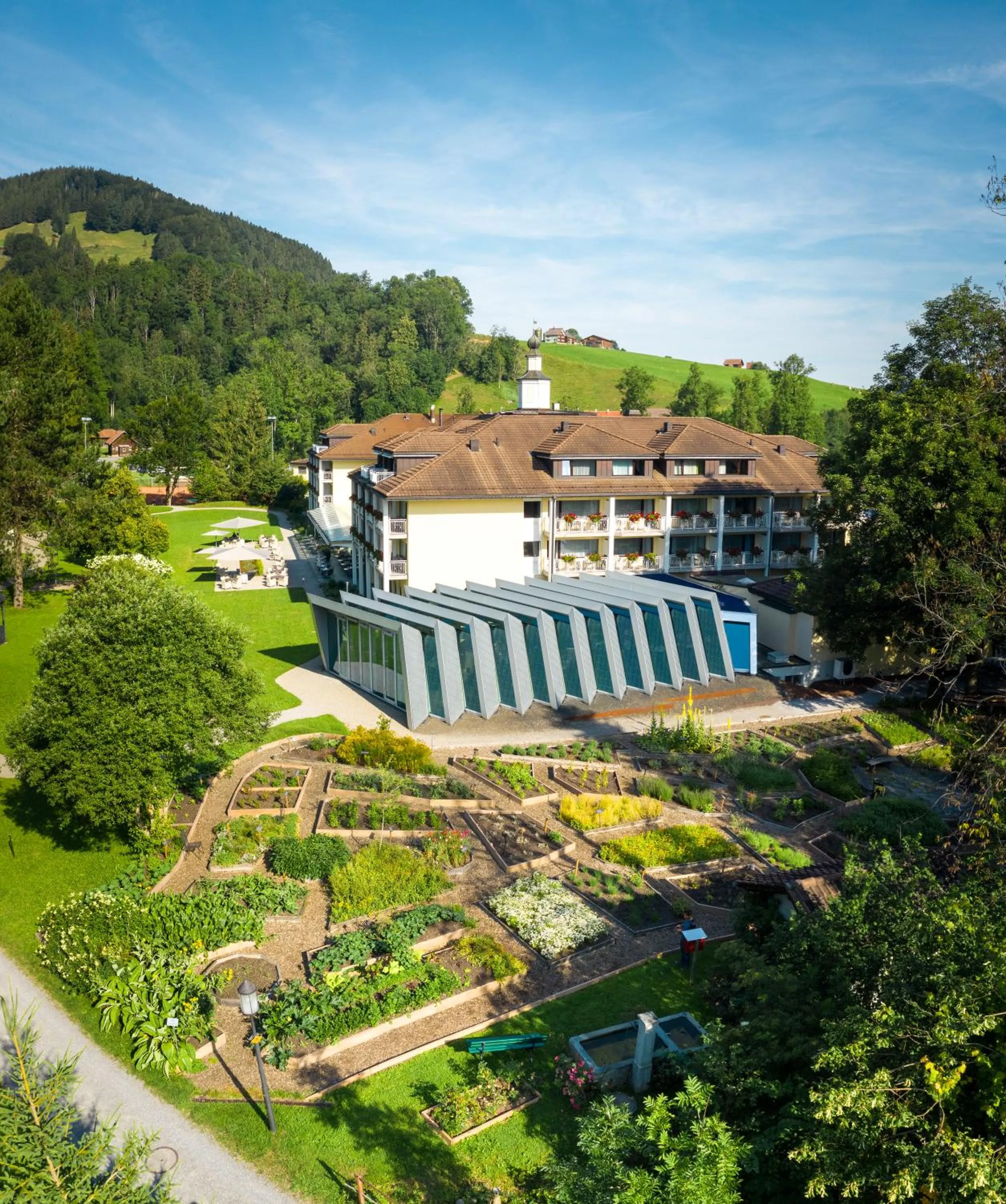 Property building in Hof Weissbad Health & Wellness Resort