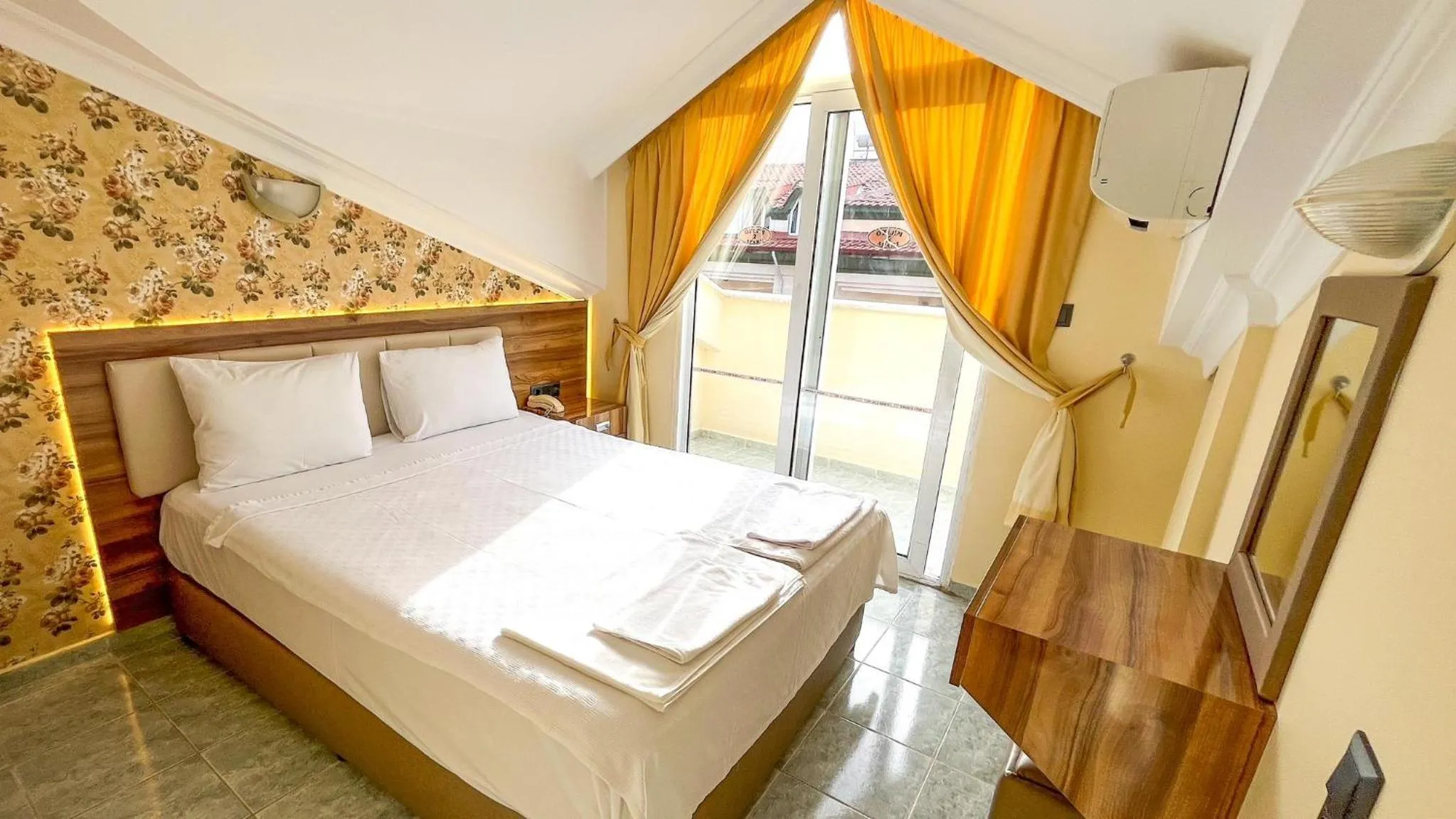 Bed in Ozlem 2 Apart Hotel