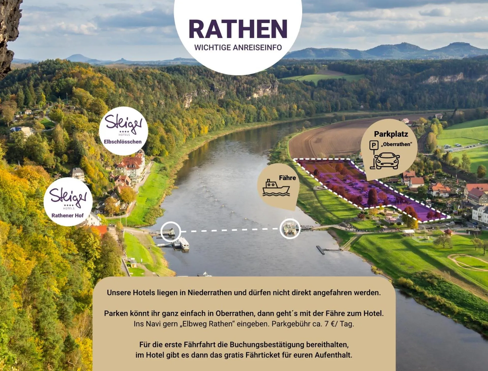 Parking in Rathener Hof by STEIGER Hotels