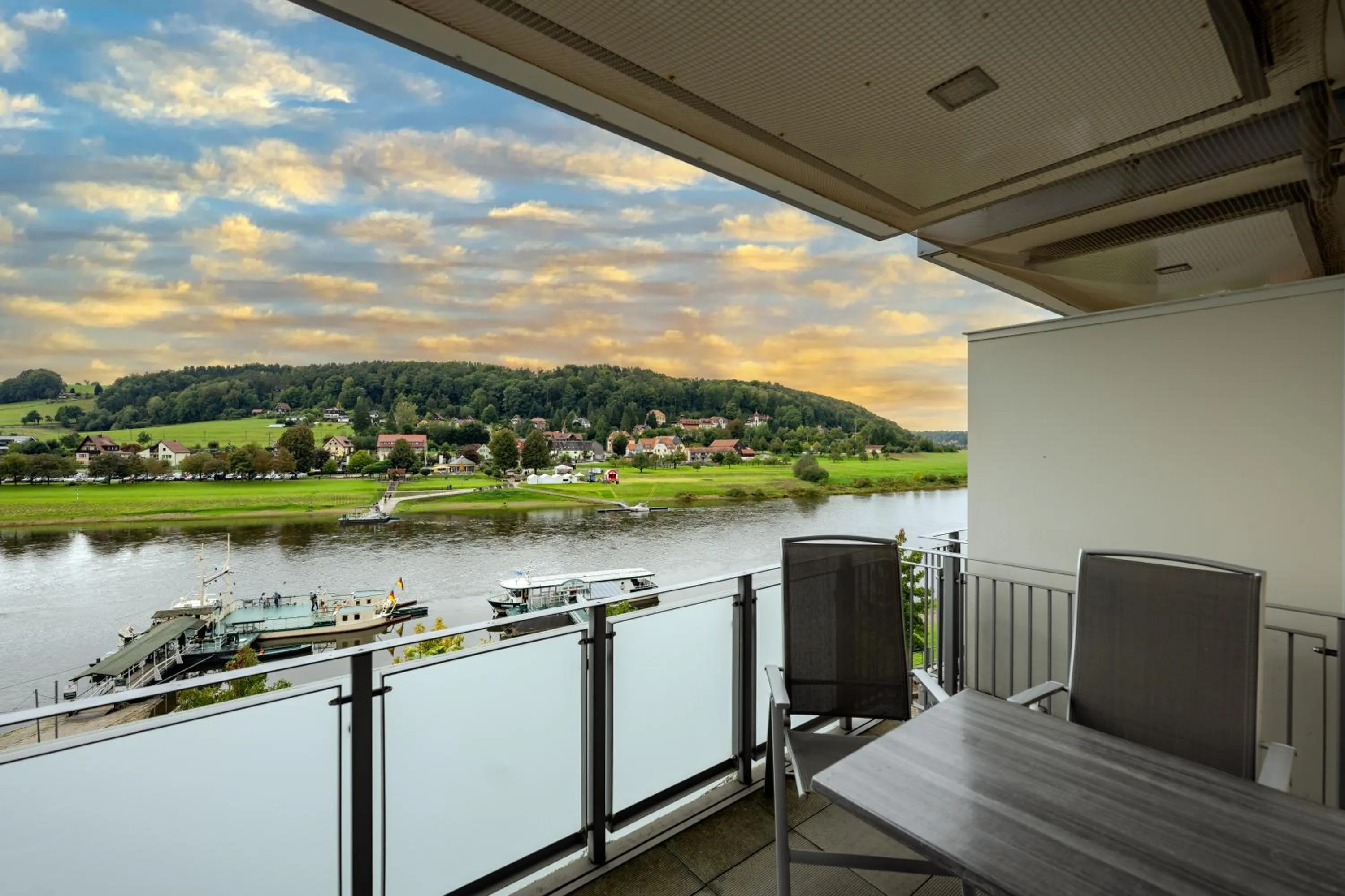 Balcony/Terrace in Rathener Hof by STEIGER Hotels
