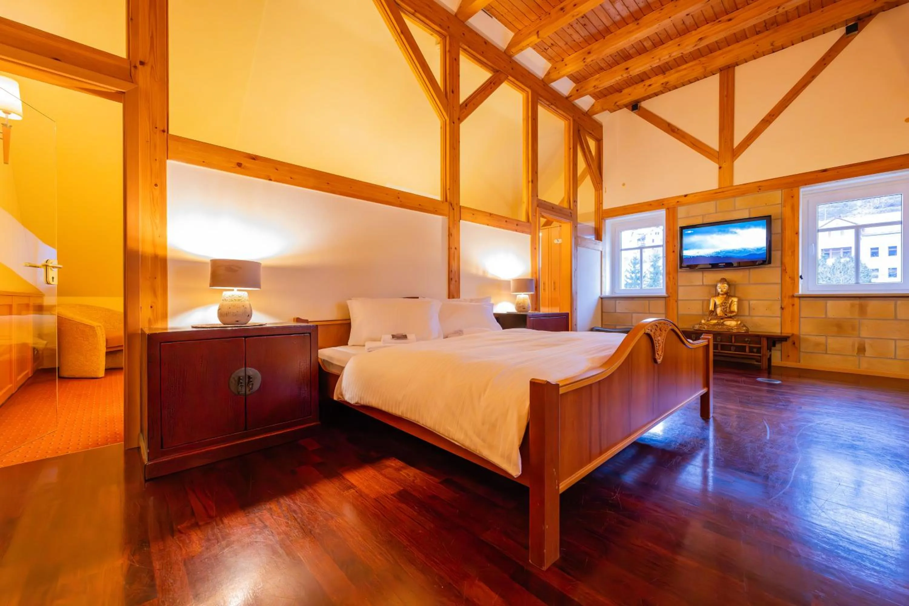 Photo of the whole room, Bed in Rathener Hof by STEIGER Hotels