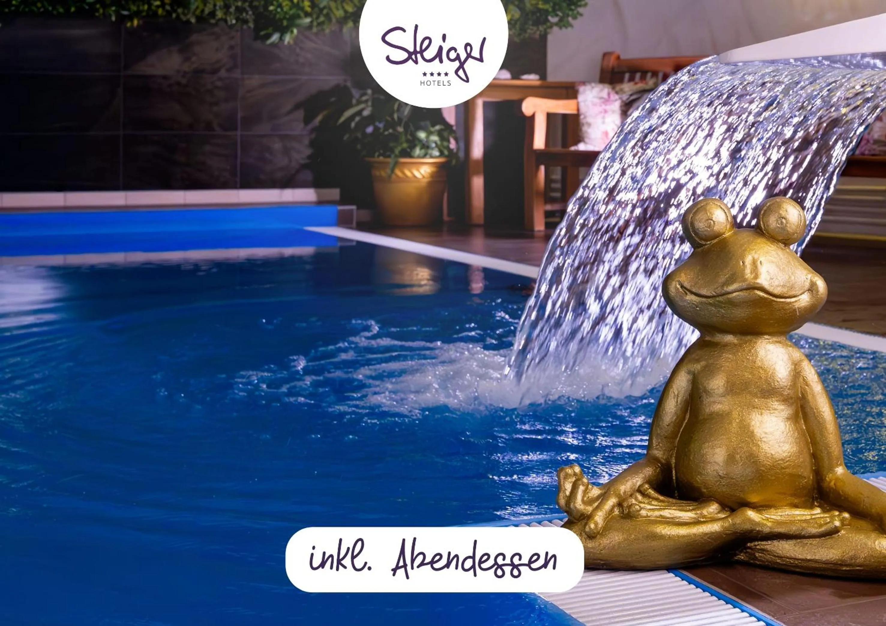 Swimming pool in Rathener Hof by STEIGER Hotels