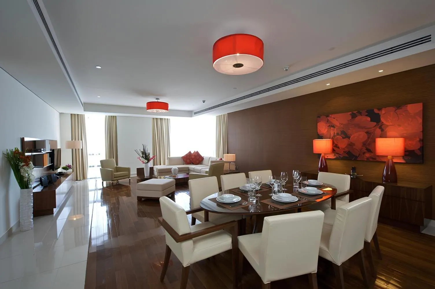 Living room in Fraser Suites Doha