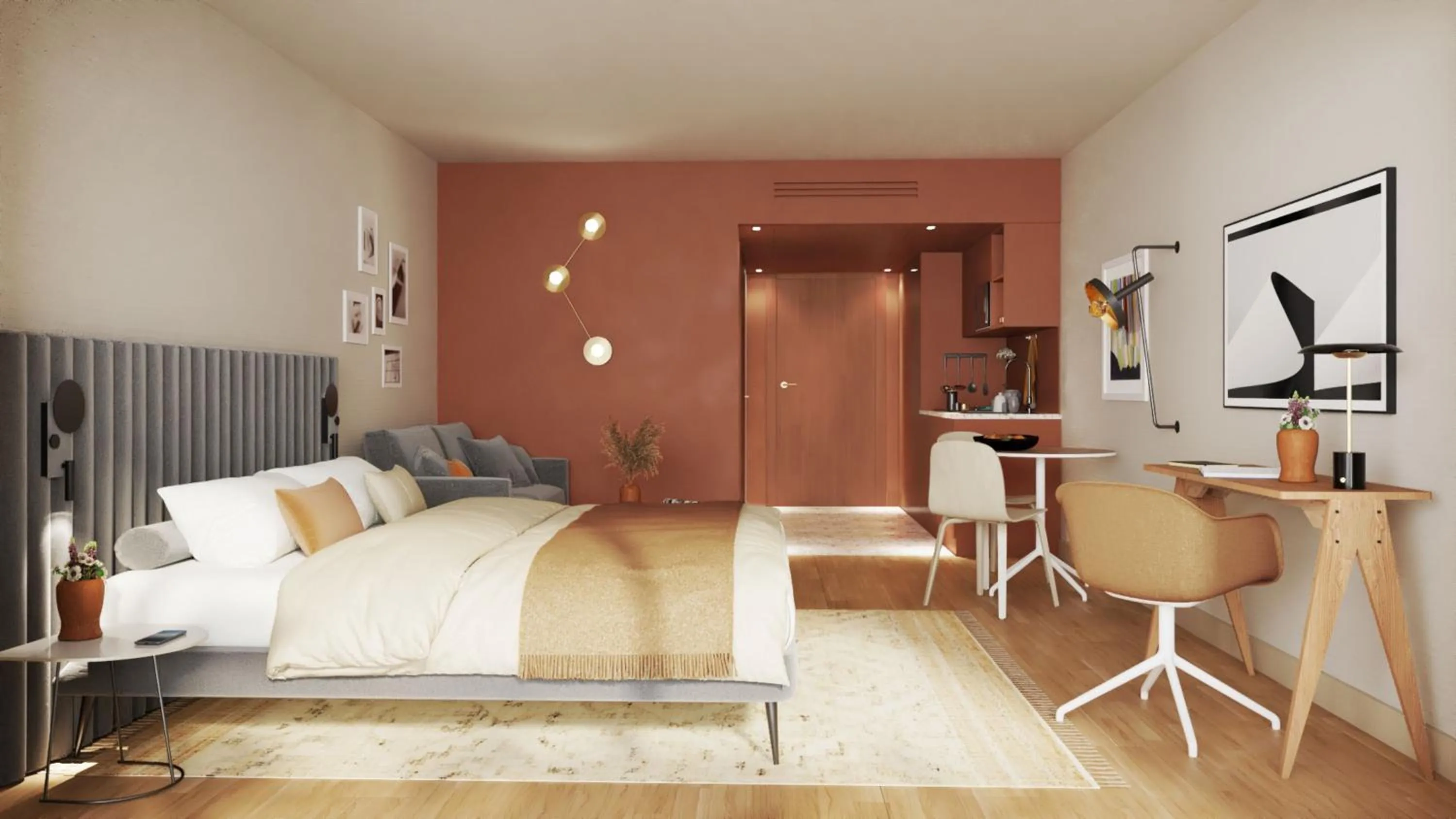 Bedroom in Staybridge Suites - Cannes Centre by IHG