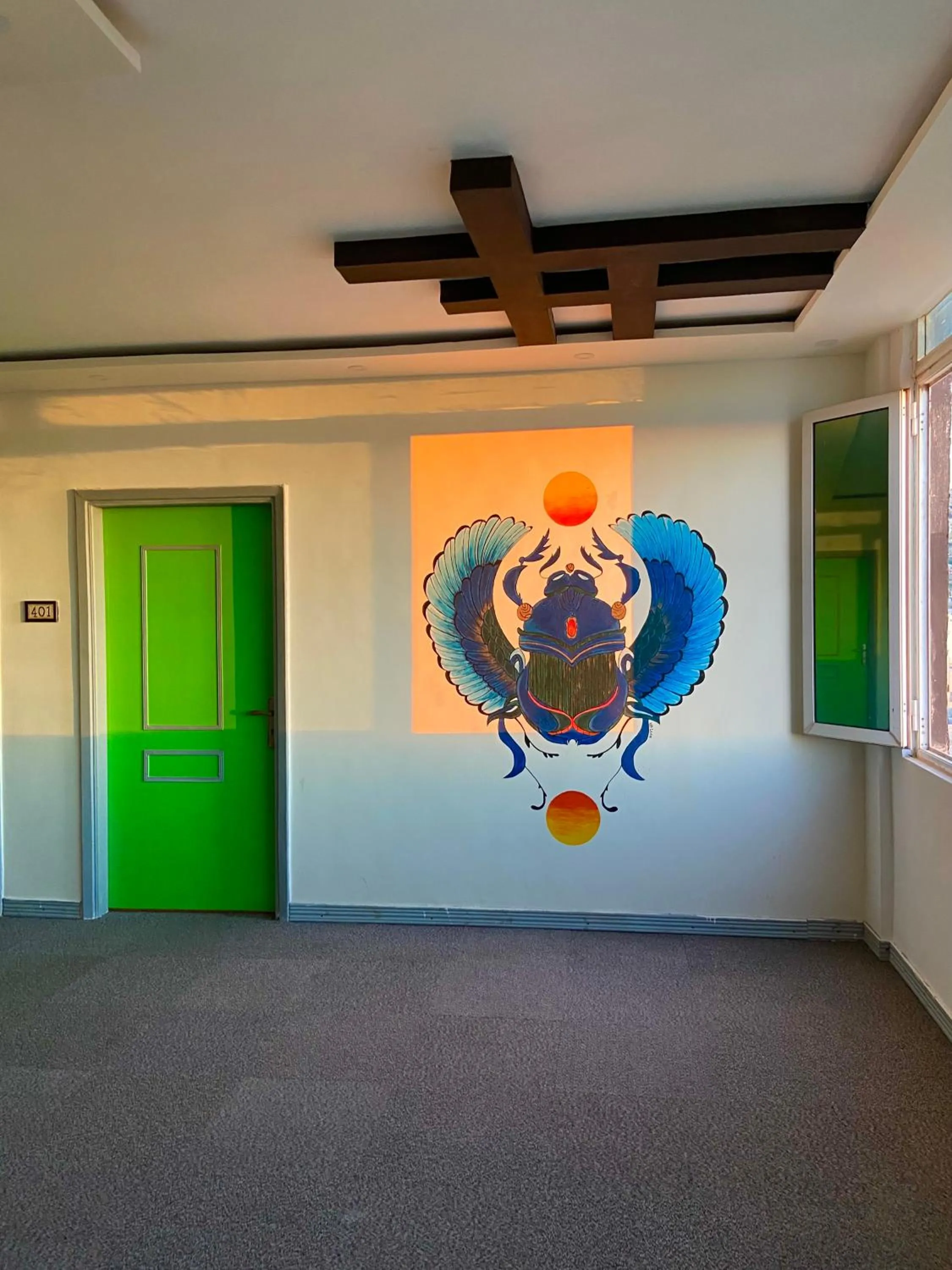 Property building in Rafiki Hostel