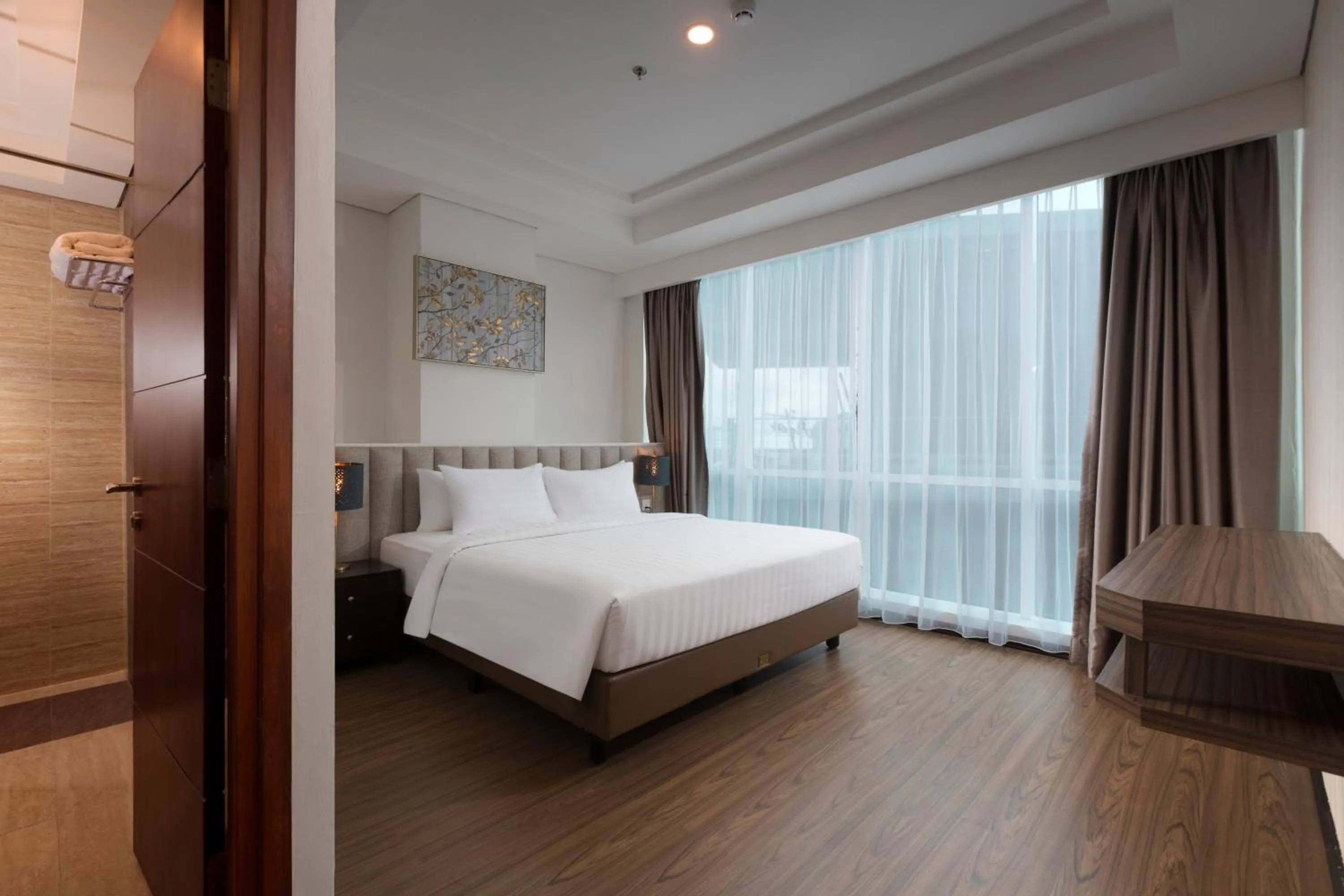 Bedroom, Bed in Panbil Residence Serviced Apartment