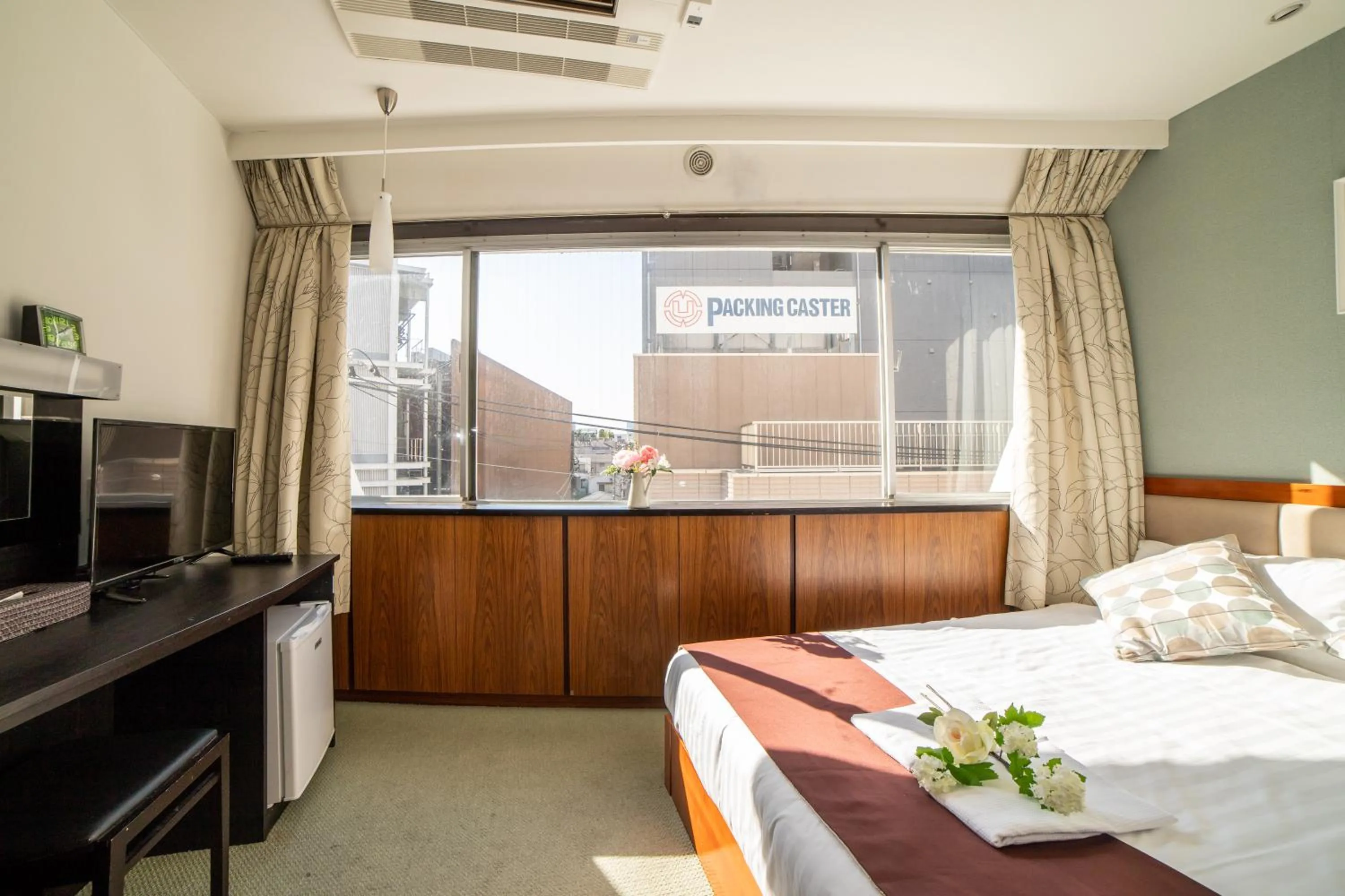 TV and multimedia, Bed in Tabata Oji Hotel