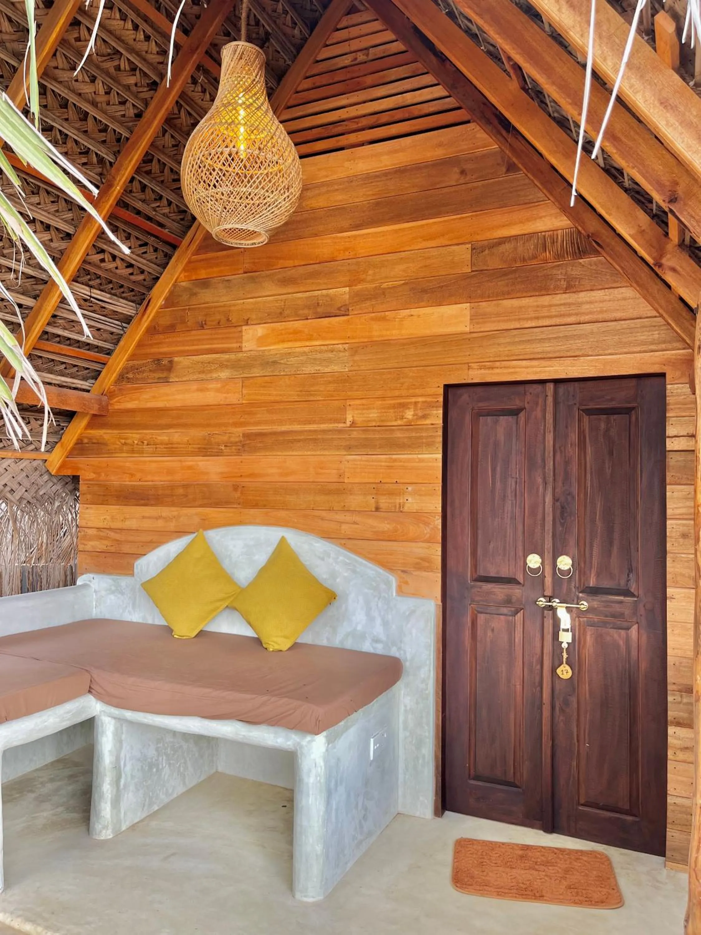 Bed in Windy Waves Beach Nature Resort & Kite School