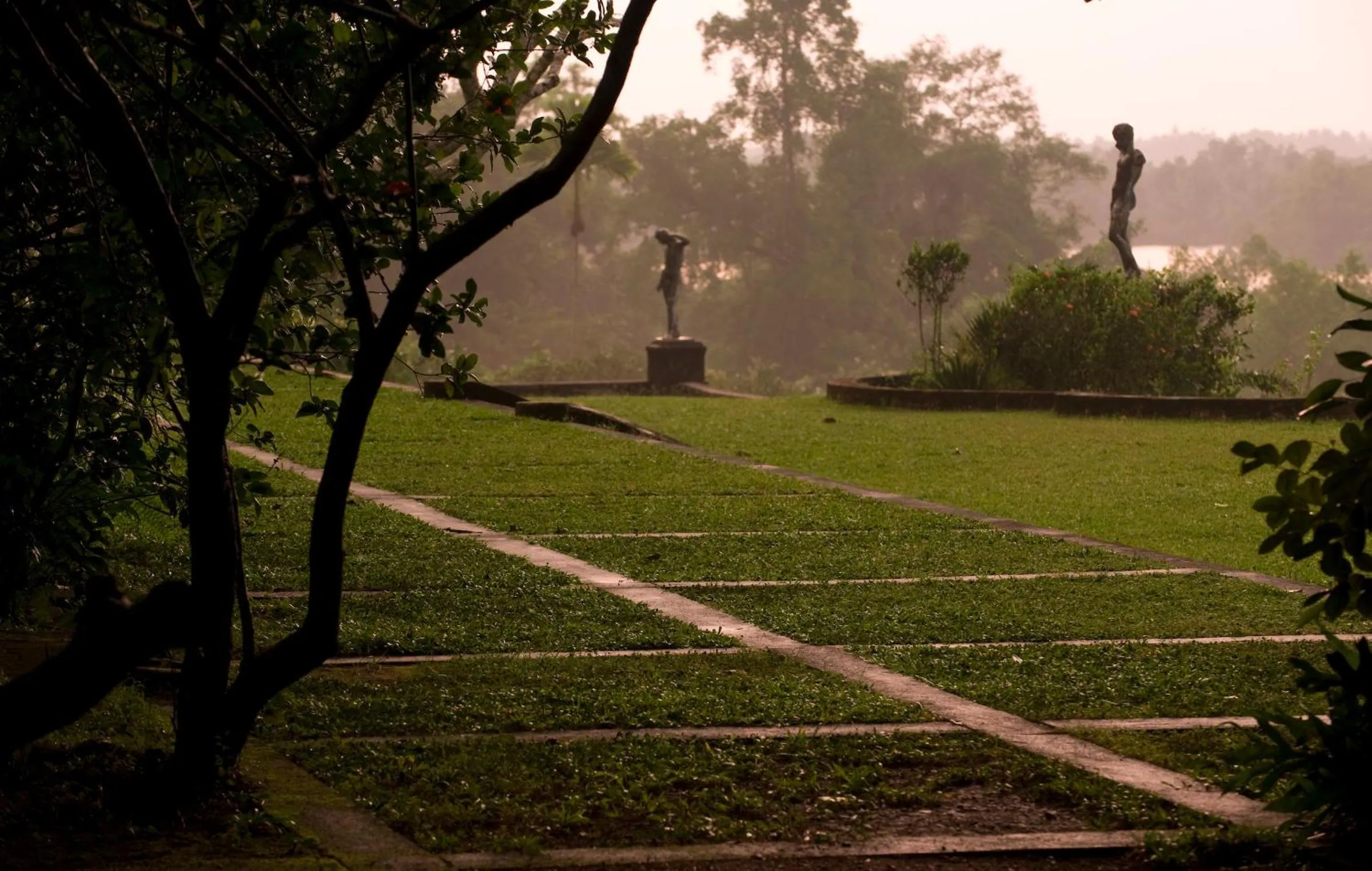 Natural landscape in Lunuganga Estate